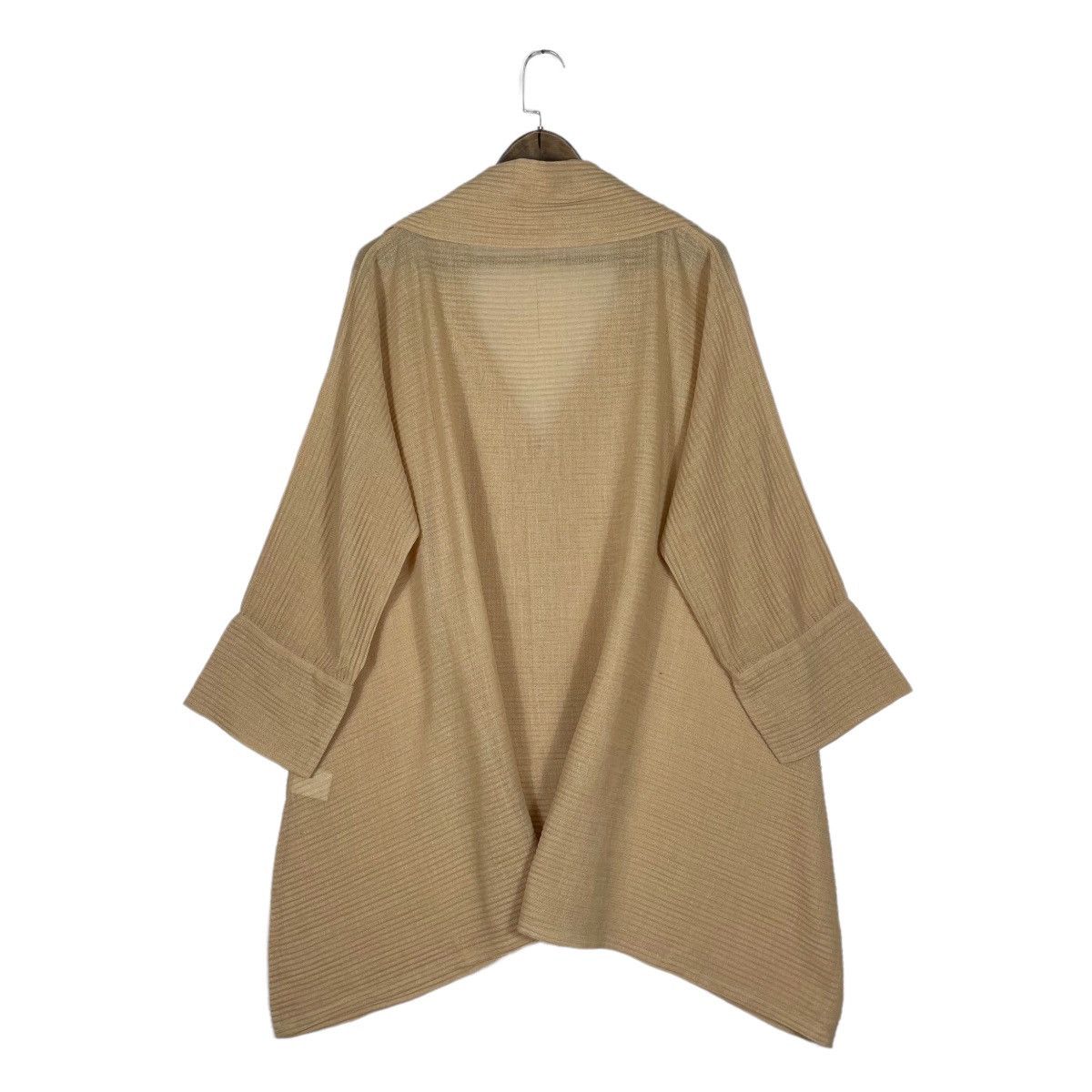 Issey Miyake × Pleats Please Issey Miyake × Tsumori Chisato Issey Miyake Baggy Brown Blouse Shirt Size L / US 10 / IT 46 - 3 Thumbnail