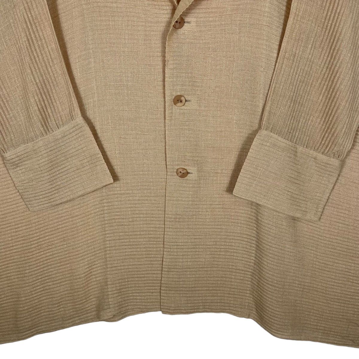 Issey Miyake × Pleats Please Issey Miyake × Tsumori Chisato Issey Miyake Baggy Brown Blouse Shirt Size L / US 10 / IT 46 - 9 Thumbnail