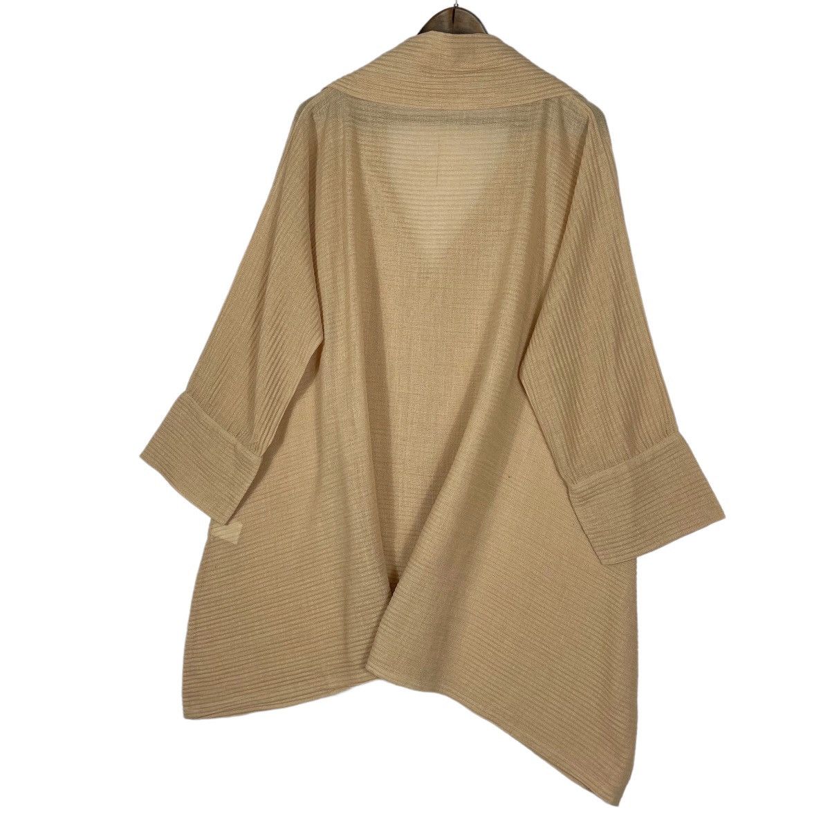 Issey Miyake × Pleats Please Issey Miyake × Tsumori Chisato Issey Miyake Baggy Brown Blouse Shirt Size L / US 10 / IT 46 - 8 Thumbnail