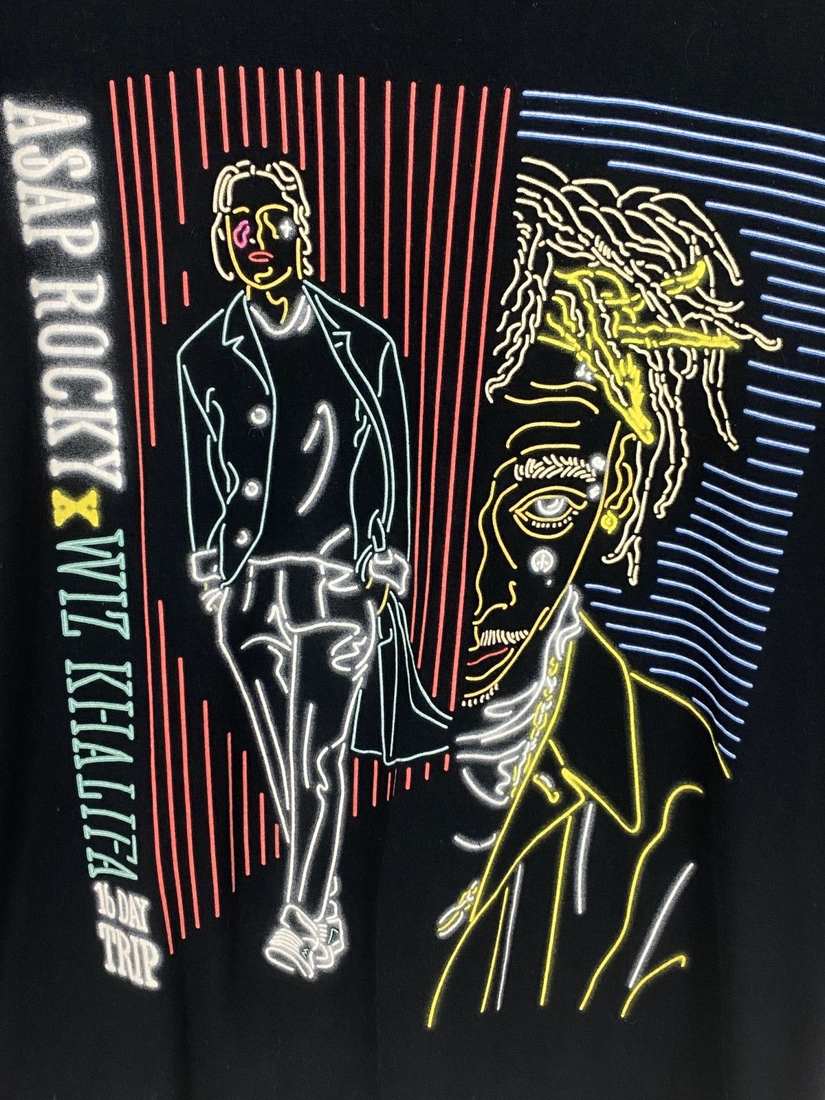 A$AP Rocky Asap Rocky Wiz Khalifa 2015 European Tour Short Sleeve Tee Size US M / EU 48-50 / 2 - 3 Thumbnail