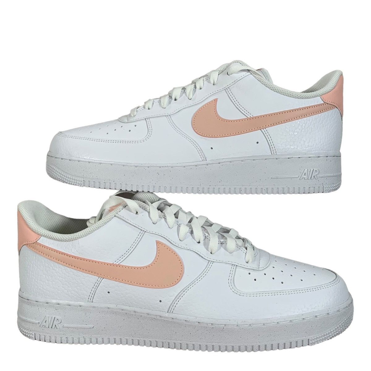 Nike Nike Air Force 1 Women’s White Fossil Rose 2022 Sneakers Size US 14 / EU 47 - 1 Thumbnail