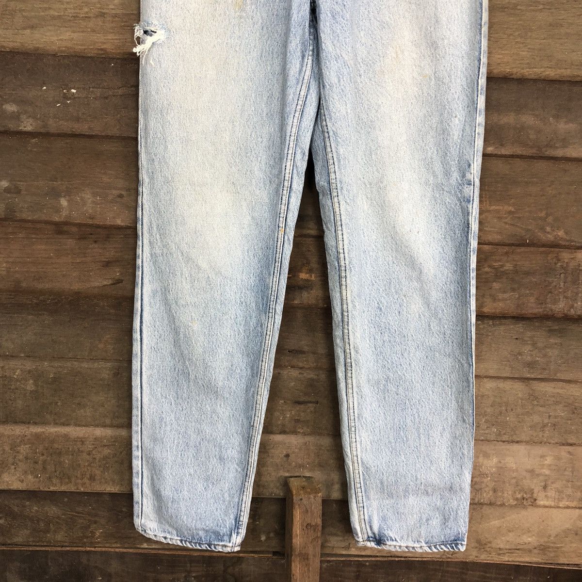 Japanese Brand EverBlue Light Blue Denim Jeans Pants #5754 Size US 29 - 3 Thumbnail