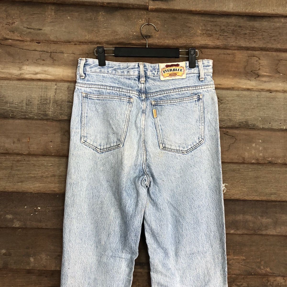 Japanese Brand EverBlue Light Blue Denim Jeans Pants #5754 Size US 29 - 11 Thumbnail