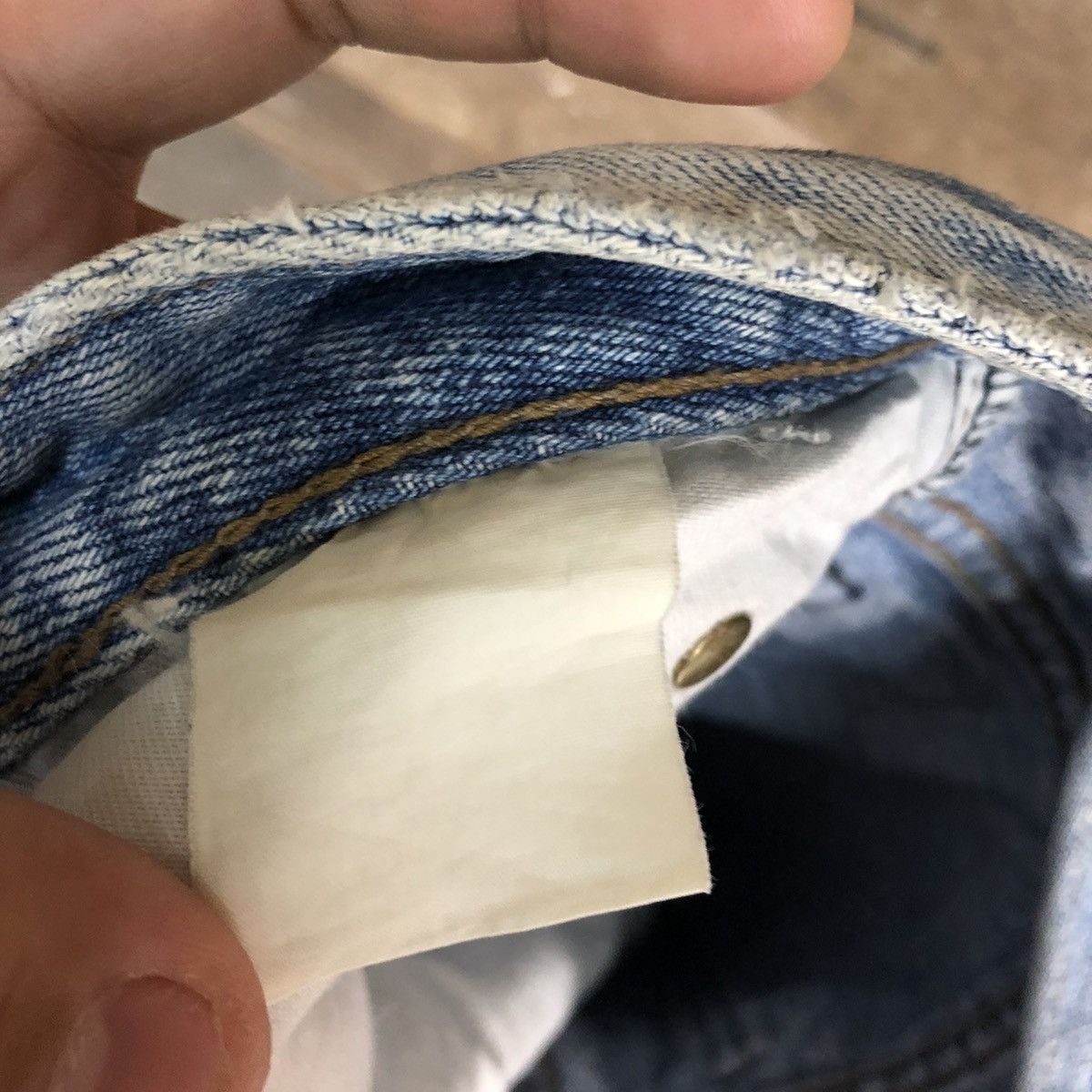 Japanese Brand EverBlue Light Blue Denim Jeans Pants #5754 Size US 29 - 15 Thumbnail