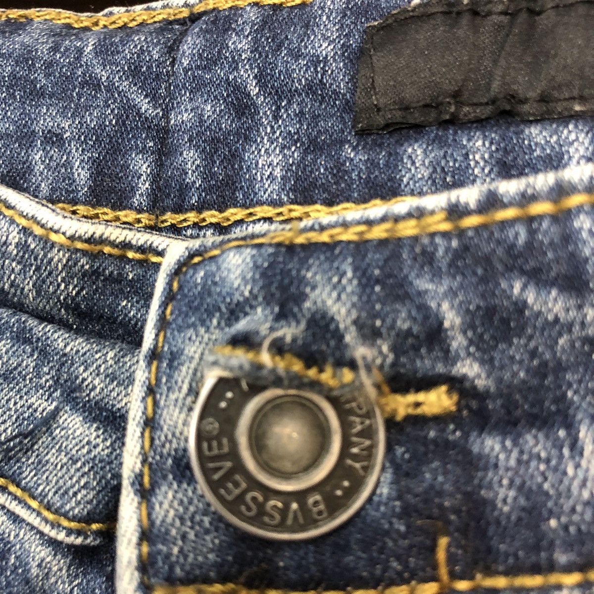 Japanese Brand Bvssyeve vintage Blue distressed Denim Jeans Pants #5757 Size 30" / US 8 / IT 44 - 8 Thumbnail