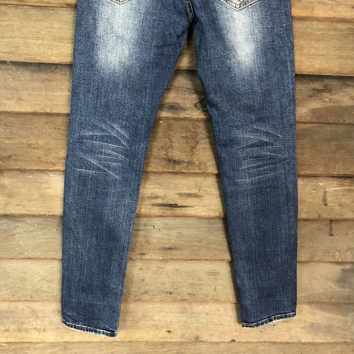 Japanese Brand Bvssyeve vintage Blue distressed Denim Jeans Pants #5757 Size 30" / US 8 / IT 44 - 12 Thumbnail