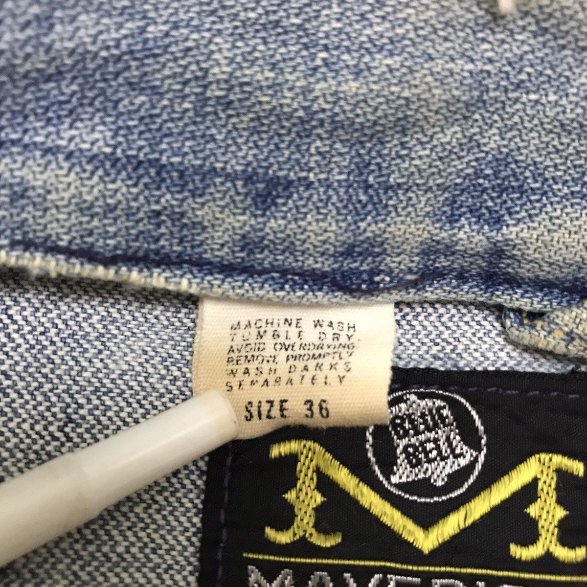 Other Distressed Vintage 70/80s Maverick Denim Trucker Jacket Size US S / EU 44-46 / 1 - 19 Thumbnail