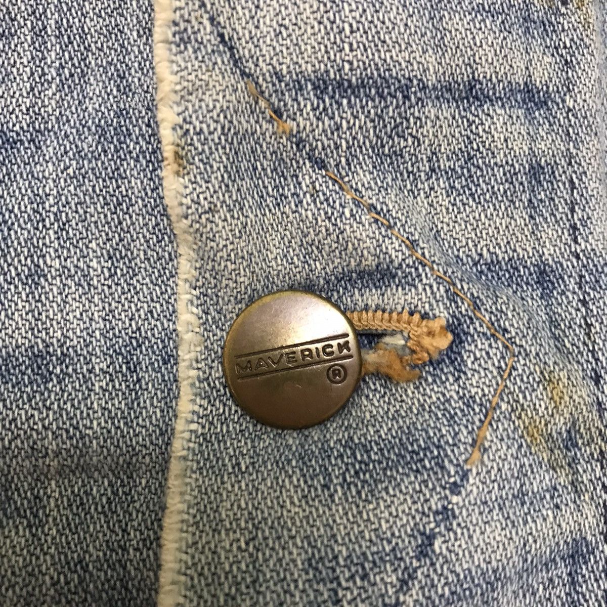 Other Distressed Vintage 70/80s Maverick Denim Trucker Jacket Size US S / EU 44-46 / 1 - 9 Thumbnail