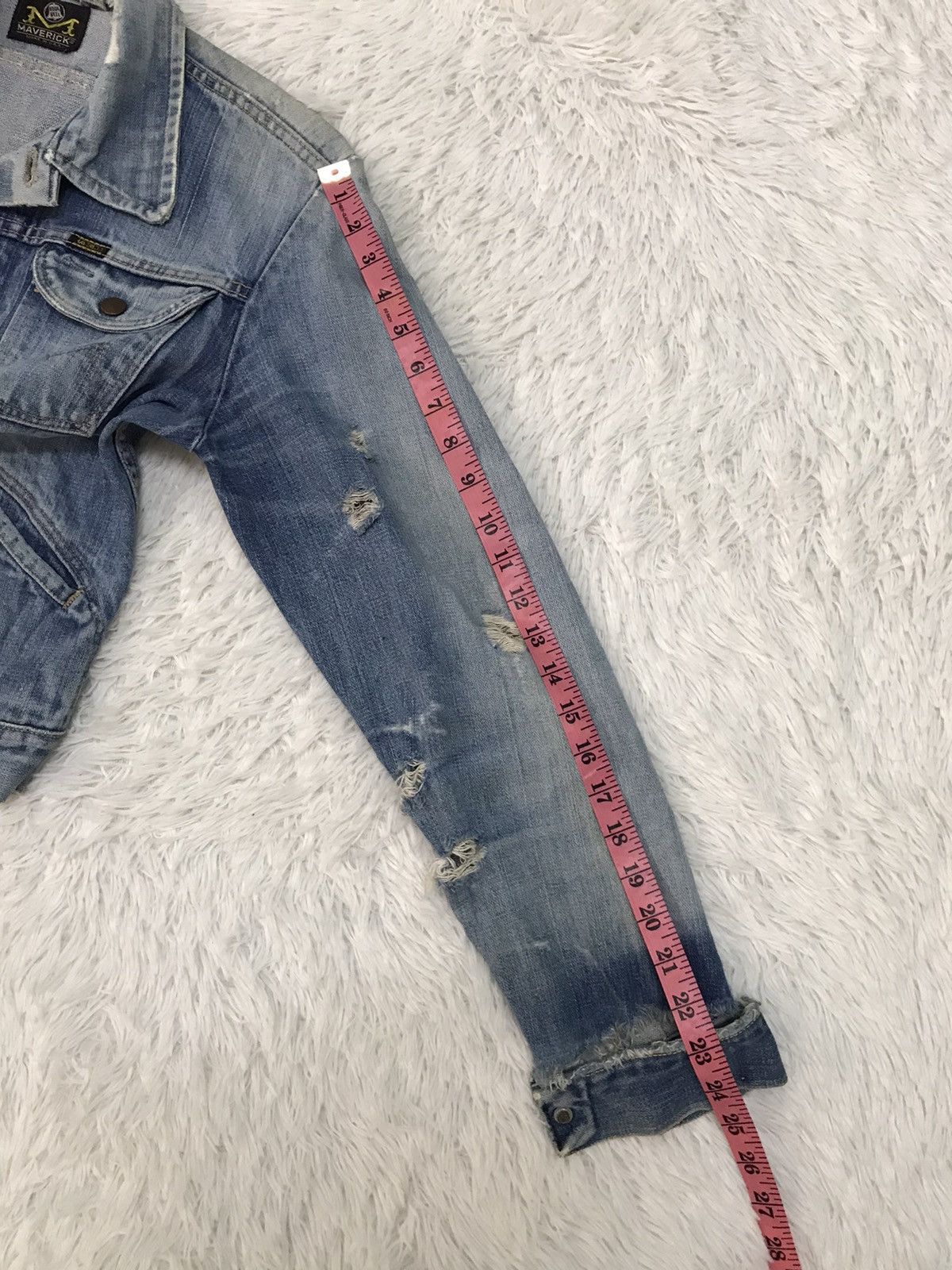 Other Distressed Vintage 70/80s Maverick Denim Trucker Jacket Size US S / EU 44-46 / 1 - 23 Thumbnail