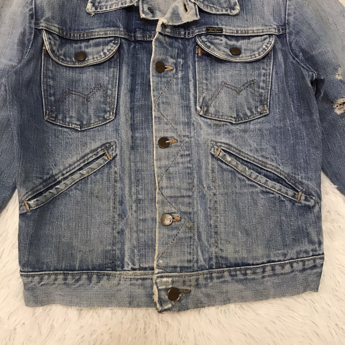 Other Distressed Vintage 70/80s Maverick Denim Trucker Jacket Size US S / EU 44-46 / 1 - 5 Thumbnail