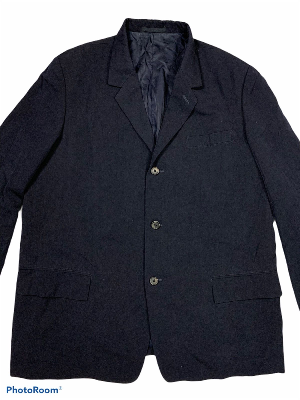 Yohji Yamamoto Ys For Men by Yohji Yamamoto rayone Blazer Size US L / EU 52-54 / 3 - 3 Thumbnail
