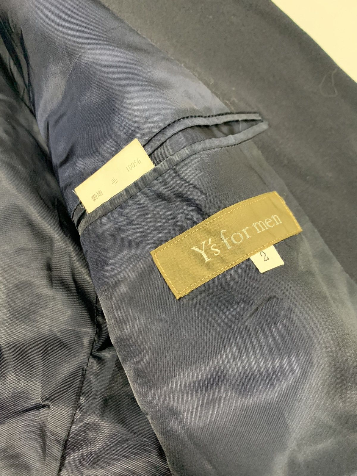 Yohji Yamamoto Ys For Men by Yohji Yamamoto rayone Blazer Size US L / EU 52-54 / 3 - 6 Thumbnail