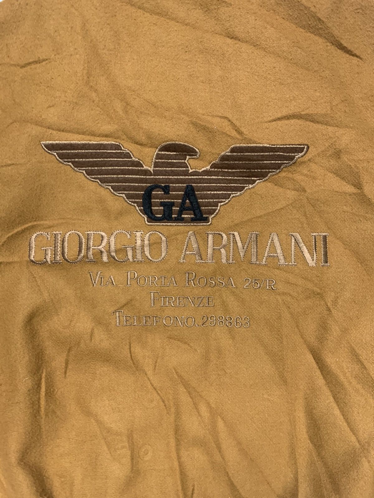 Giorgio Armani Giorgio armani snap button bomber jacket Size US XL / EU 56 / 4 - 3 Thumbnail