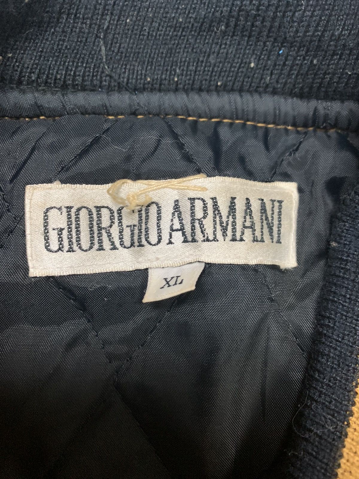 Giorgio Armani Giorgio armani snap button bomber jacket Size US XL / EU 56 / 4 - 4 Thumbnail