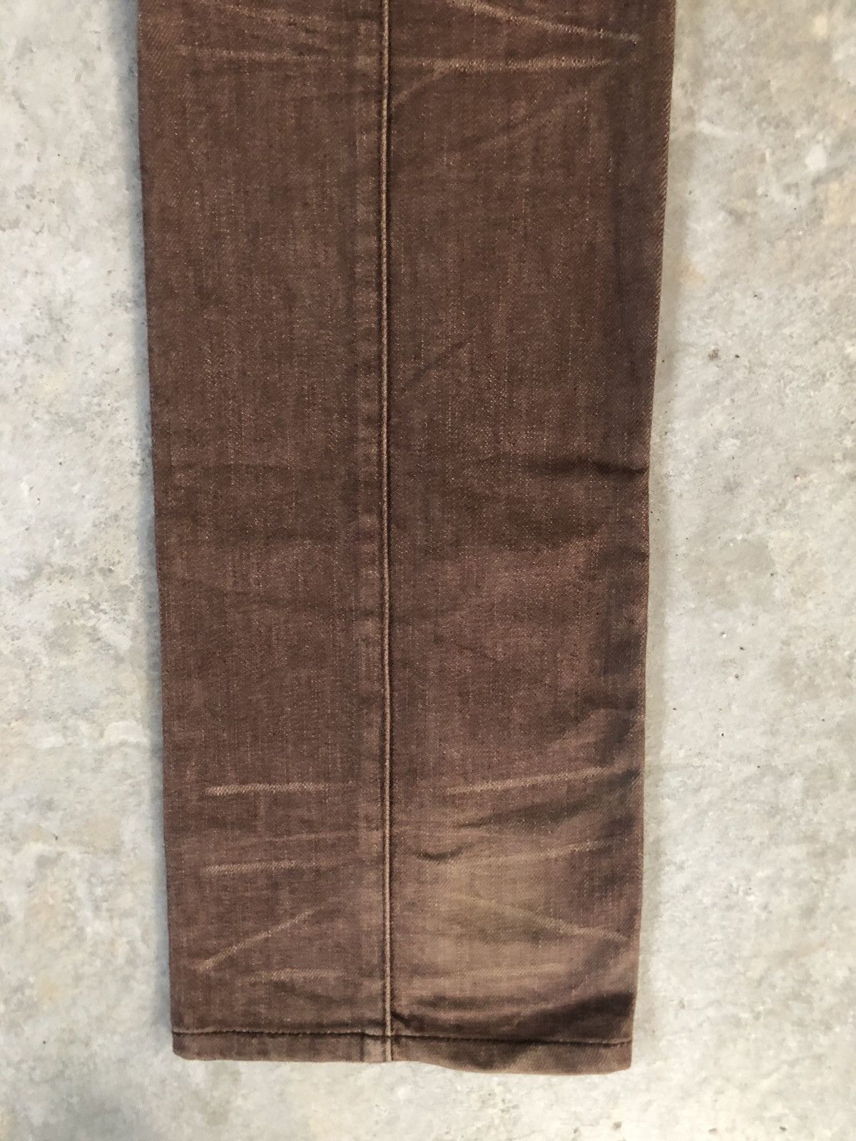 If Six Was Nine Japanese Semantic Design Flared Jeans Snake Skin Leather Size US 30 / EU 46 - 10 Thumbnail