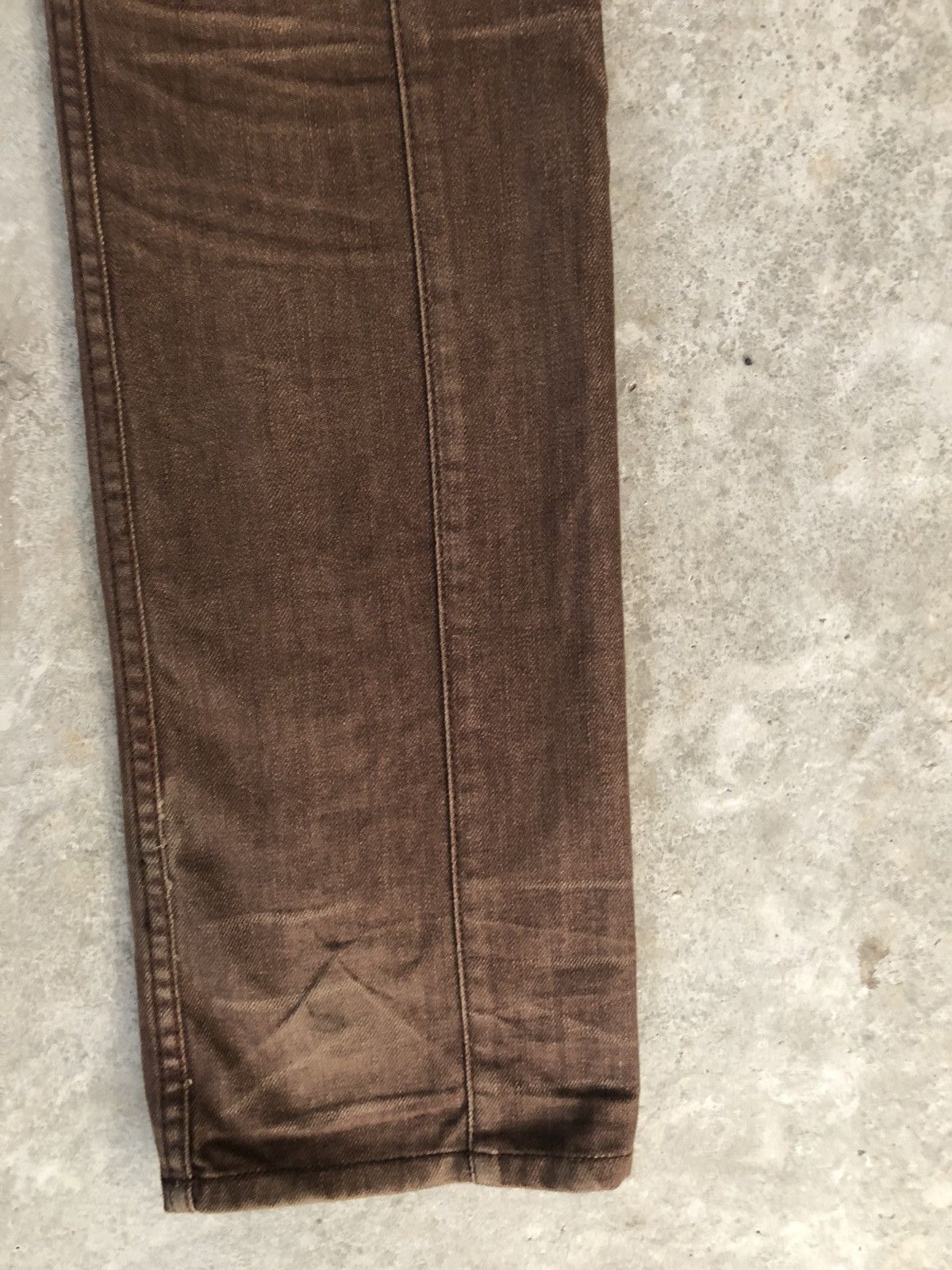 If Six Was Nine Japanese Semantic Design Flared Jeans Snake Skin Leather Size US 30 / EU 46 - 11 Thumbnail