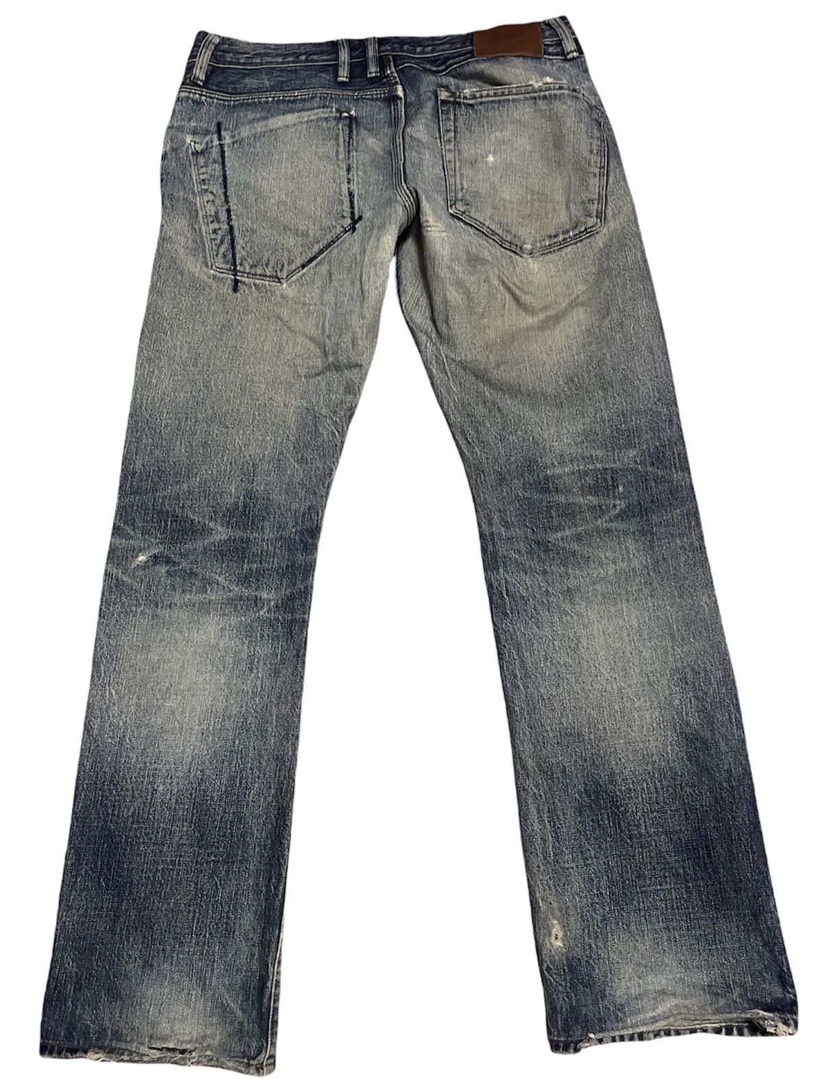 Japanese Brand PAUL SMITH JEANS SELVEDGE DESTREES JAPAN Size US 32 / EU 48 - 2 Thumbnail