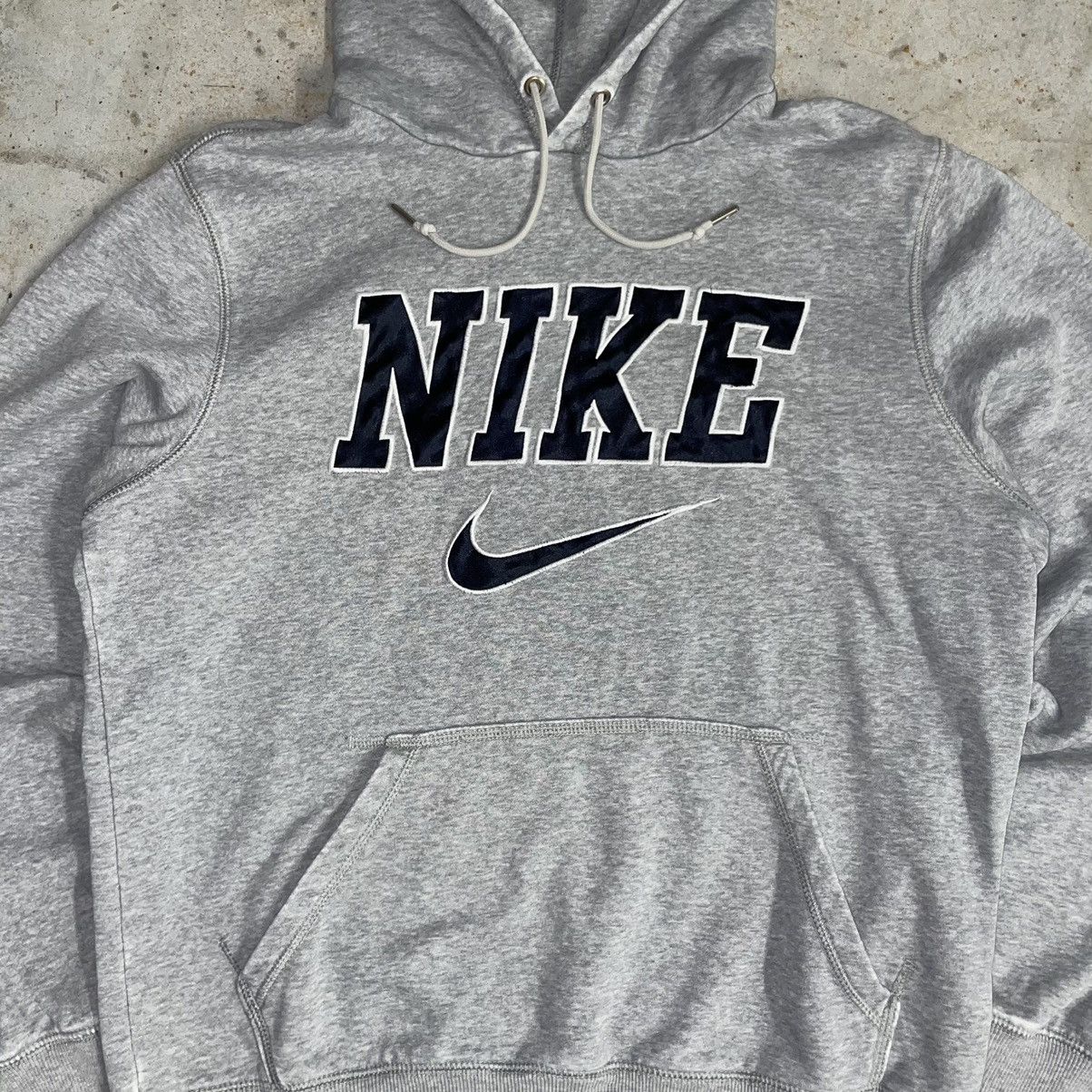 Nike Y2K Nike Spell-Out Center Swoosh Hoodie Sweatshirt Small Size US S / EU 44-46 / 1 - 2 Thumbnail
