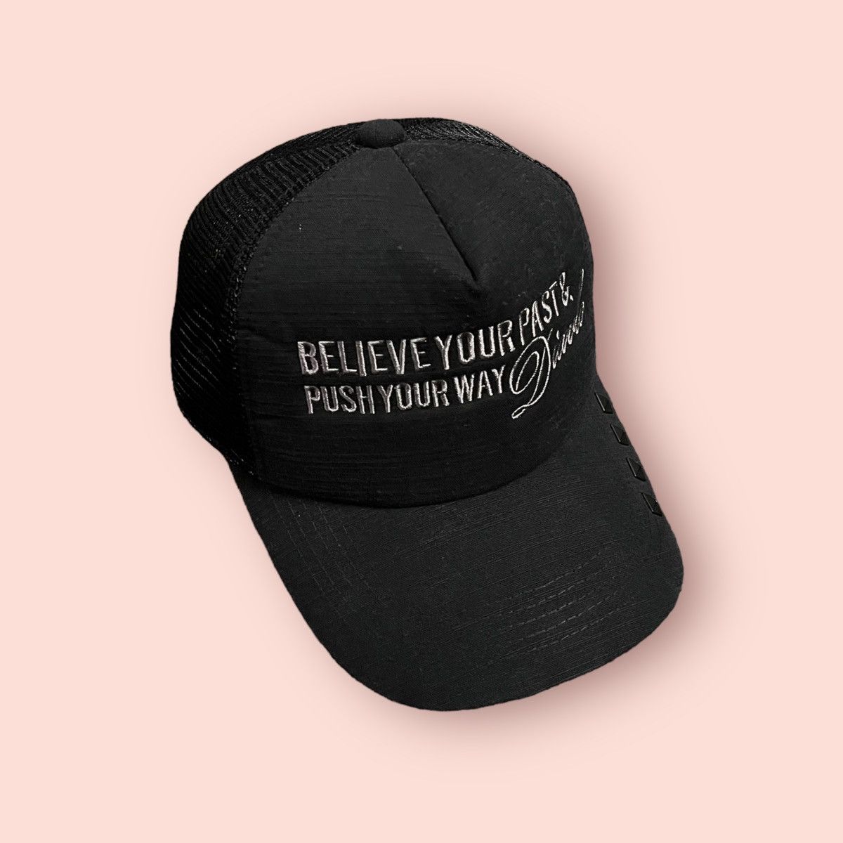 Japanese Brand × Vintage VINTAGE DIAVLO EMBROIDERED SCRIPT TRUCKER SNAPBACK Size ONE SIZE - 2 Thumbnail