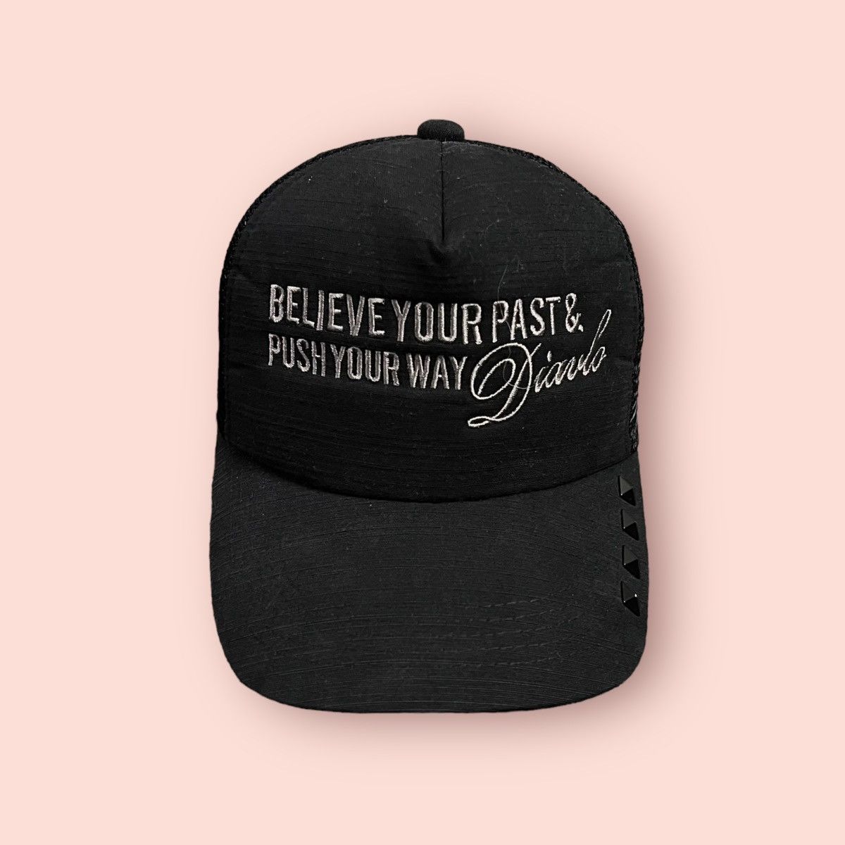 Japanese Brand × Vintage VINTAGE DIAVLO EMBROIDERED SCRIPT TRUCKER SNAPBACK Size ONE SIZE - 11 Thumbnail