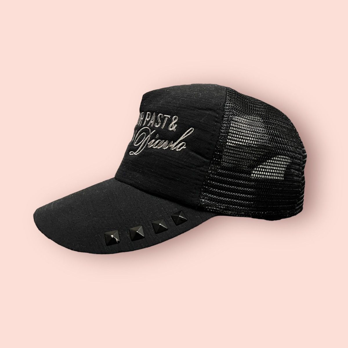 Japanese Brand × Vintage VINTAGE DIAVLO EMBROIDERED SCRIPT TRUCKER SNAPBACK Size ONE SIZE - 8 Thumbnail