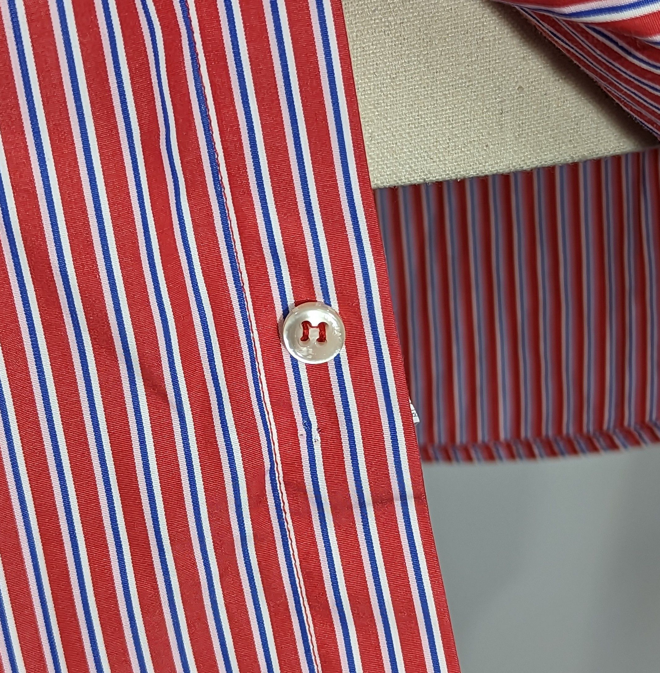 Paul & Shark Paul & Shark Men's Short Sleeve Striped Shirt Made In Italy Size US M / EU 48-50 / 2 - 25 Thumbnail