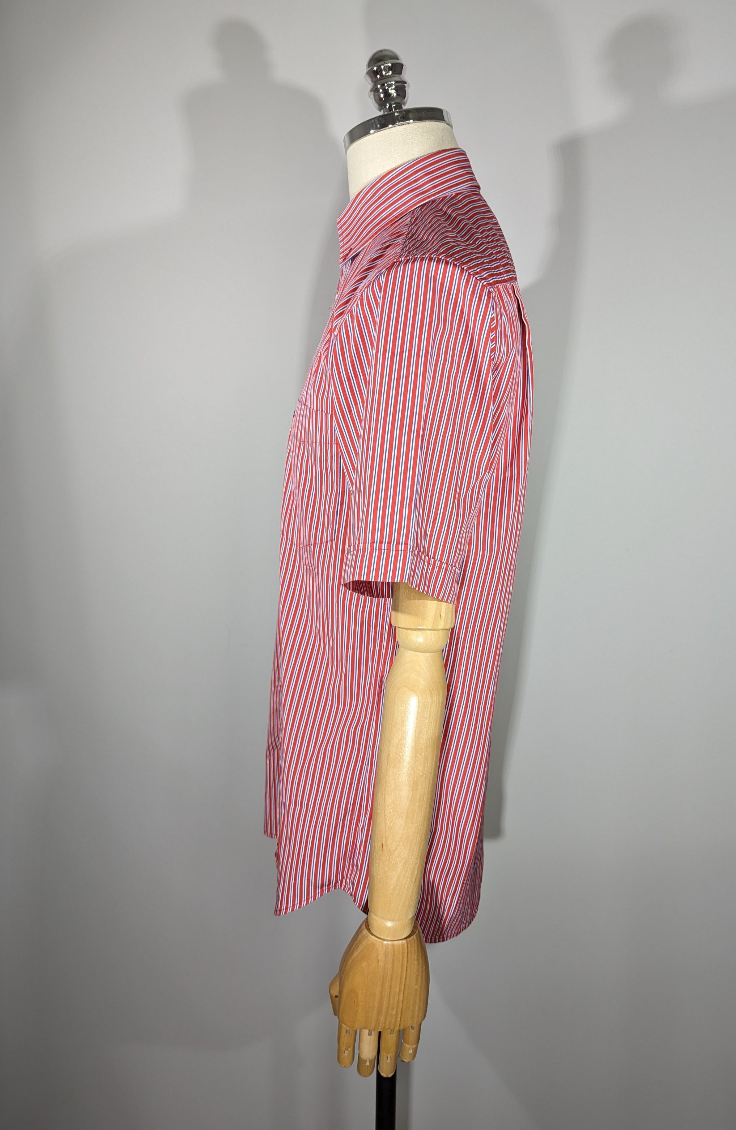 Paul & Shark Paul & Shark Men's Short Sleeve Striped Shirt Made In Italy Size US M / EU 48-50 / 2 - 9 Thumbnail