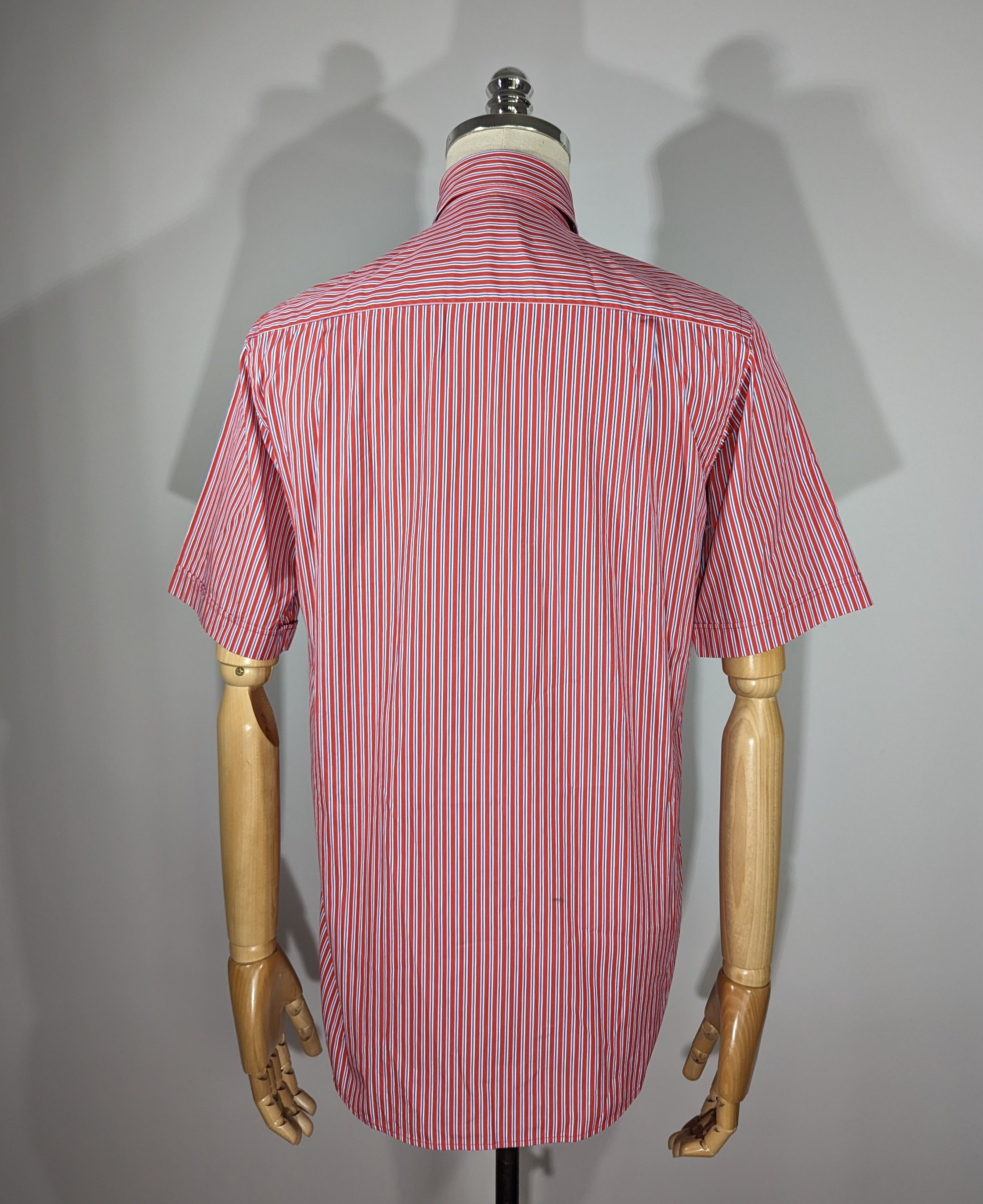 Paul & Shark Paul & Shark Men's Short Sleeve Striped Shirt Made In Italy Size US M / EU 48-50 / 2 - 10 Thumbnail