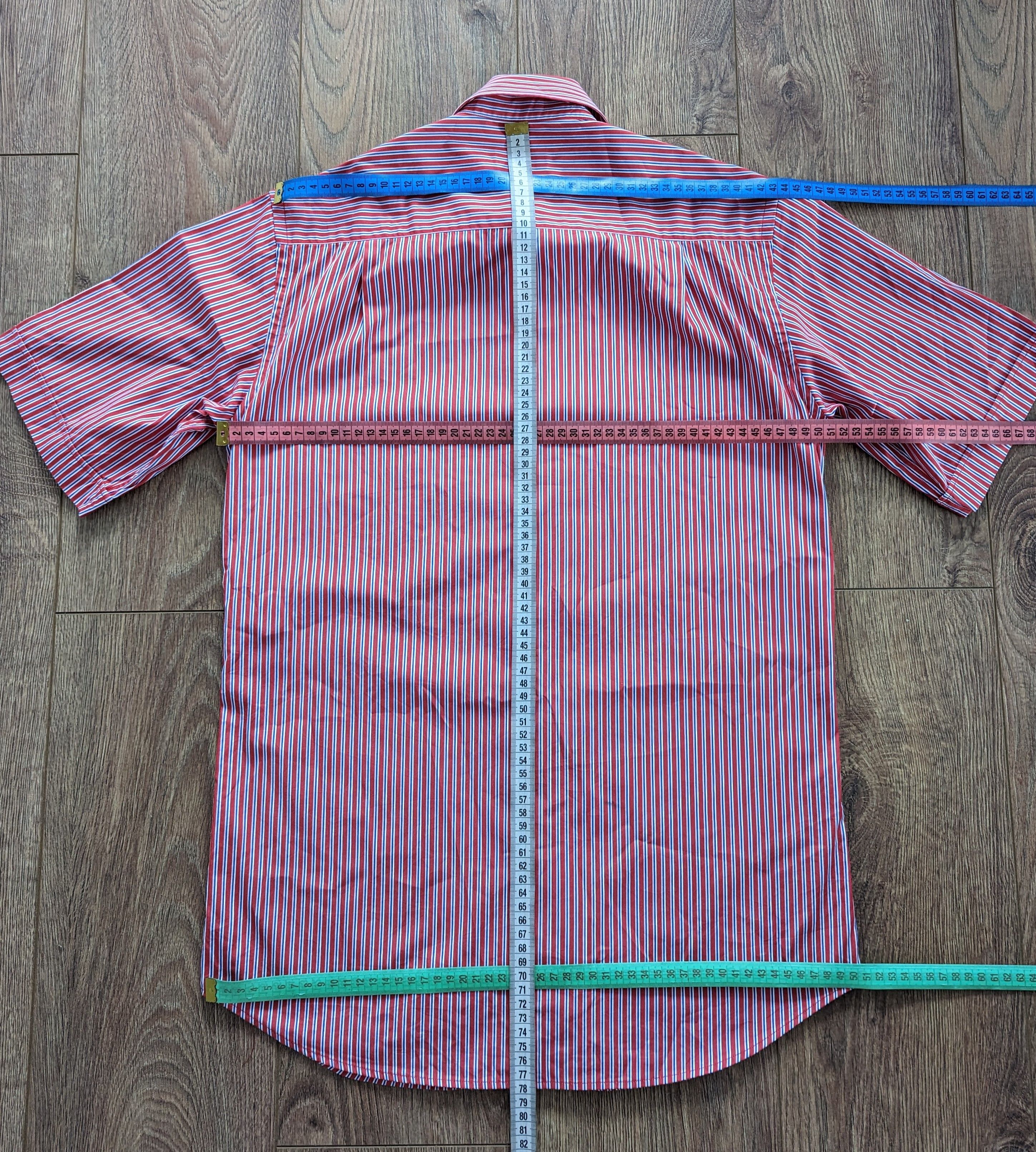 Paul & Shark Paul & Shark Men's Short Sleeve Striped Shirt Made In Italy Size US M / EU 48-50 / 2 - 18 Thumbnail