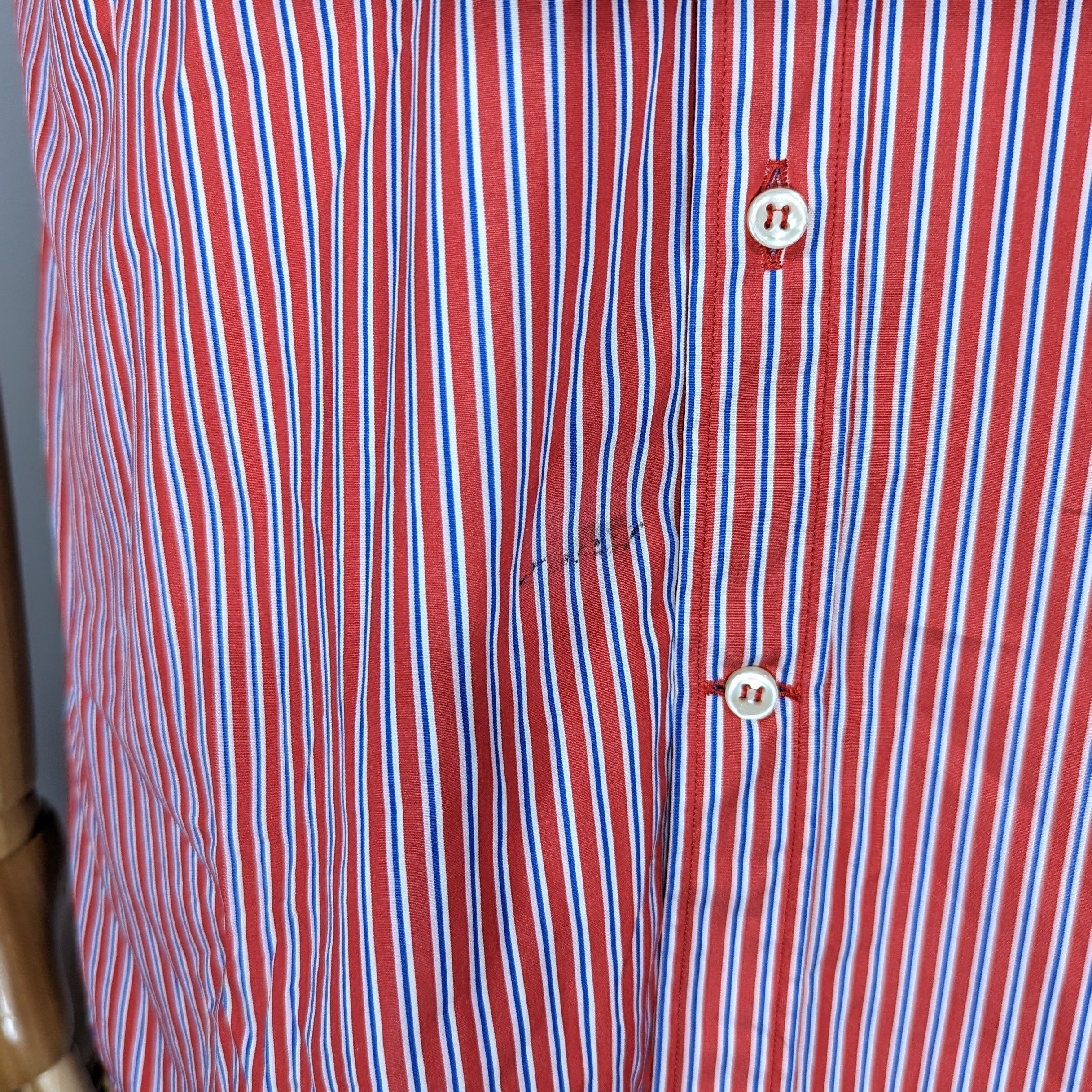 Paul & Shark Paul & Shark Men's Short Sleeve Striped Shirt Made In Italy Size US M / EU 48-50 / 2 - 7 Thumbnail
