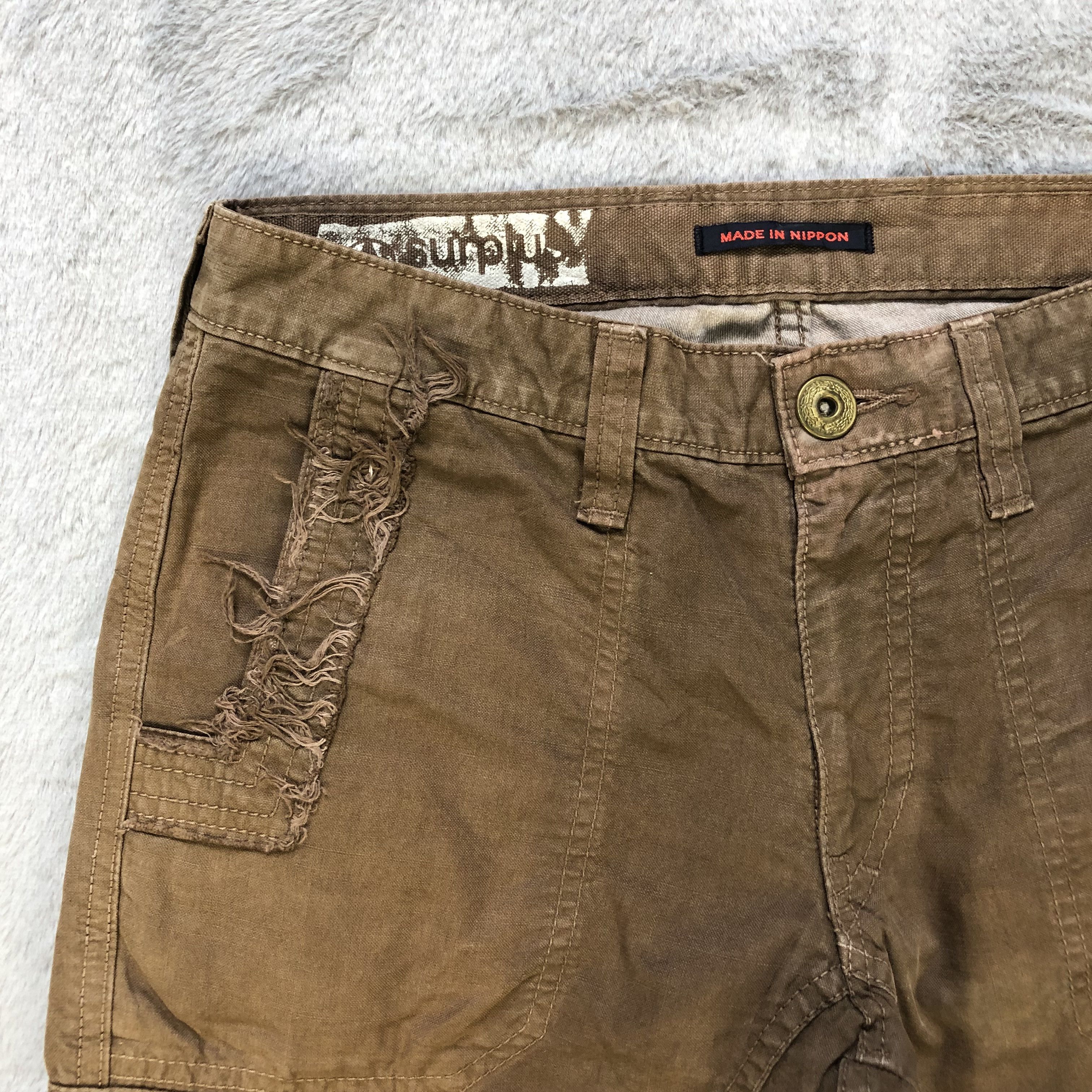 Japanese Brand SURPLUS 6 POCKET CARGO PANTS #6921-97 Size 30" / US 8 / IT 44 - 3 Thumbnail