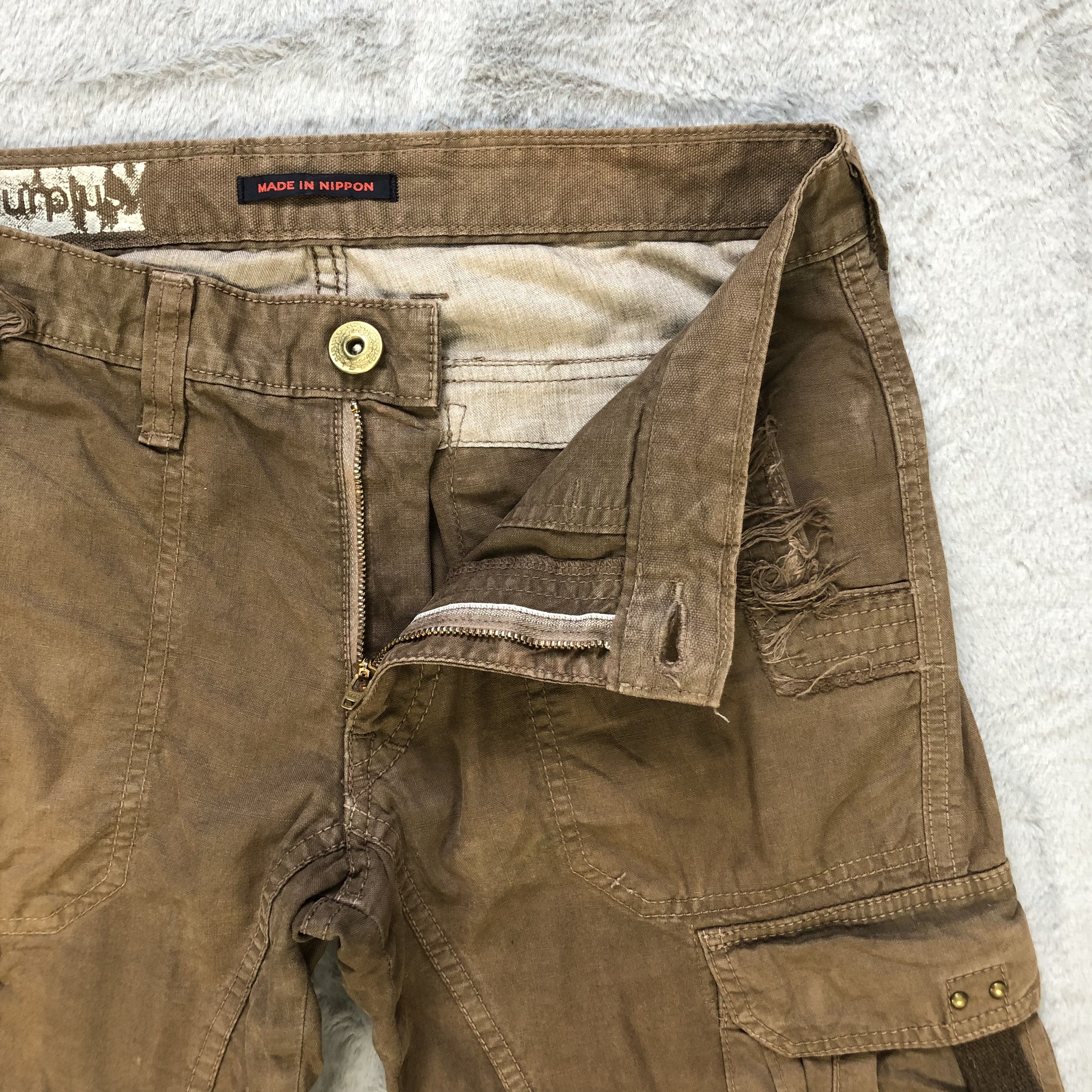 Japanese Brand SURPLUS 6 POCKET CARGO PANTS #6921-97 Size 30" / US 8 / IT 44 - 4 Thumbnail