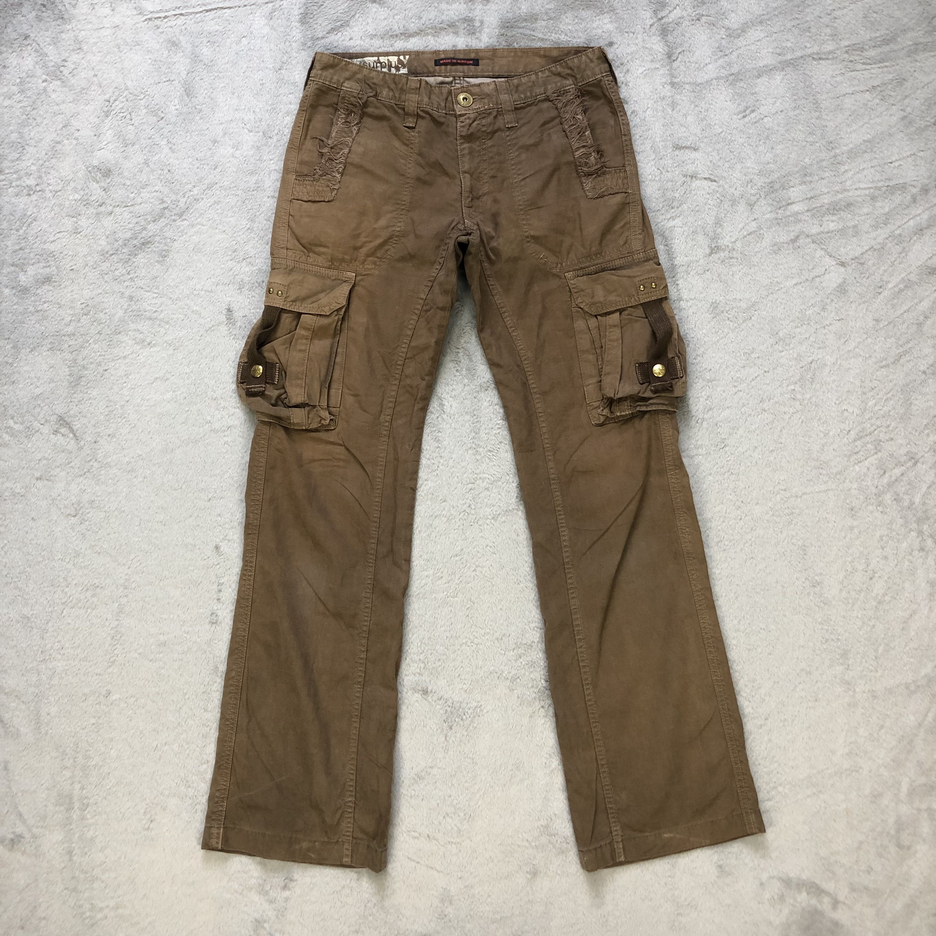 Japanese Brand SURPLUS 6 POCKET CARGO PANTS #6921-97 Size 30" / US 8 / IT 44 - 1 Thumbnail