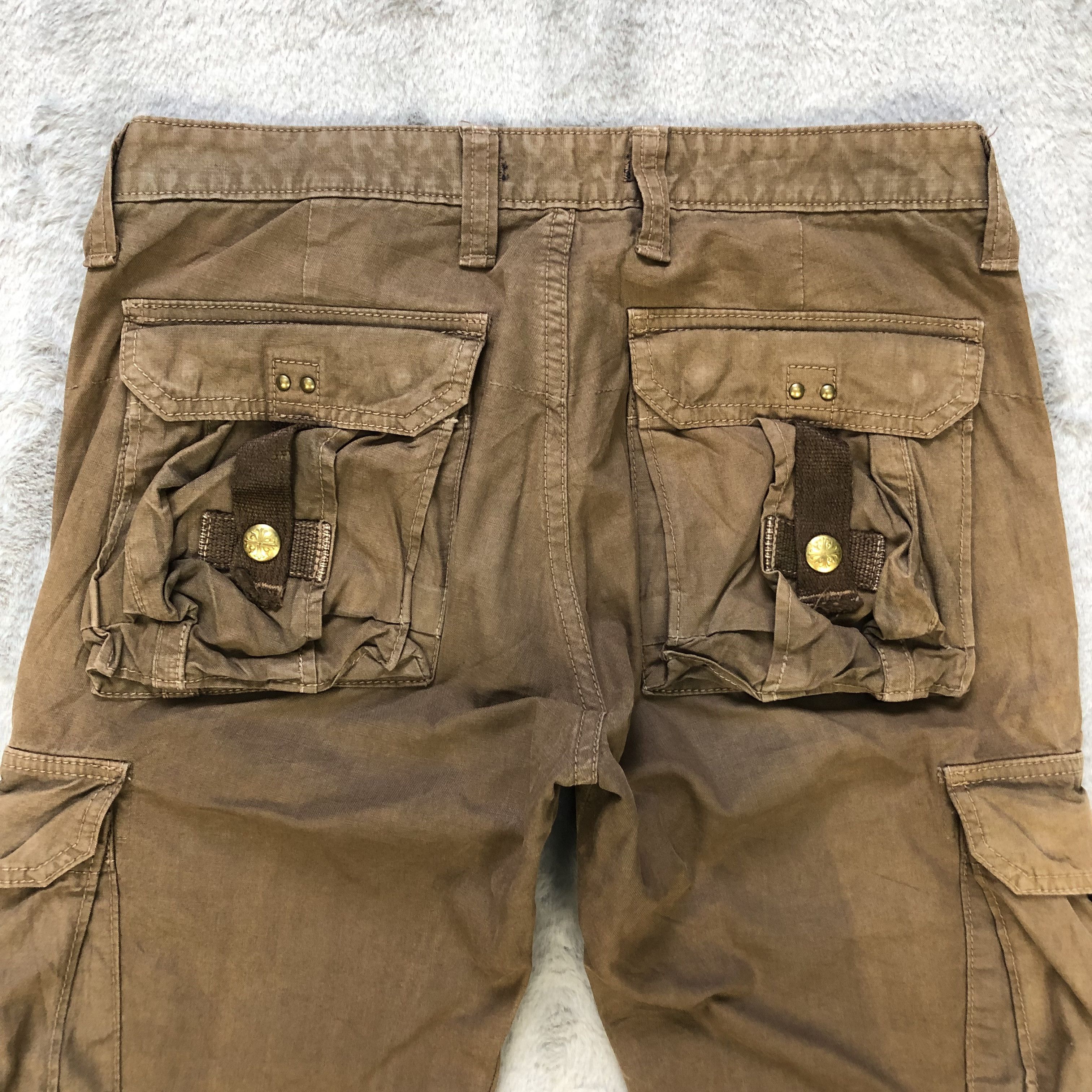Japanese Brand SURPLUS 6 POCKET CARGO PANTS #6921-97 Size 30" / US 8 / IT 44 - 11 Thumbnail