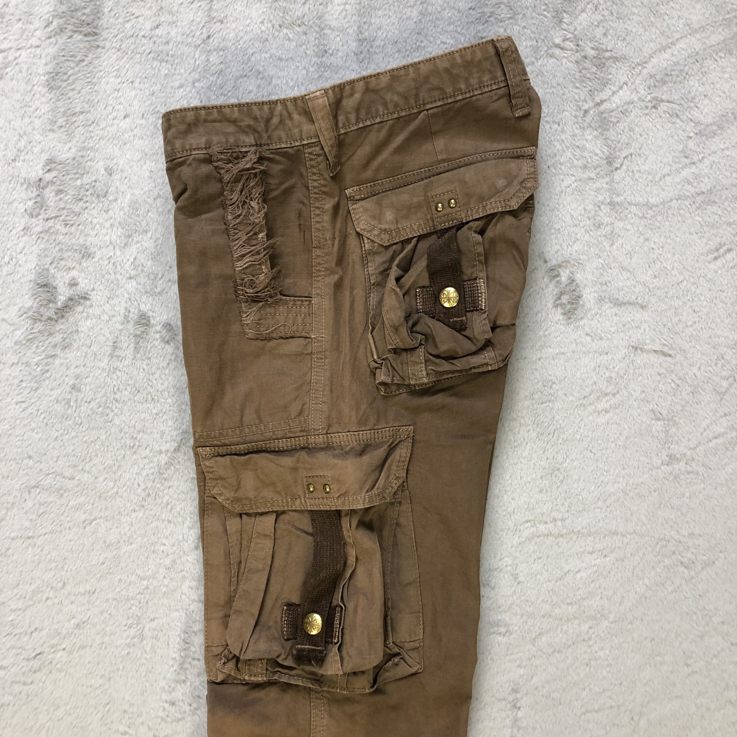 Japanese Brand SURPLUS 6 POCKET CARGO PANTS #6921-97 Size 30" / US 8 / IT 44 - 13 Thumbnail