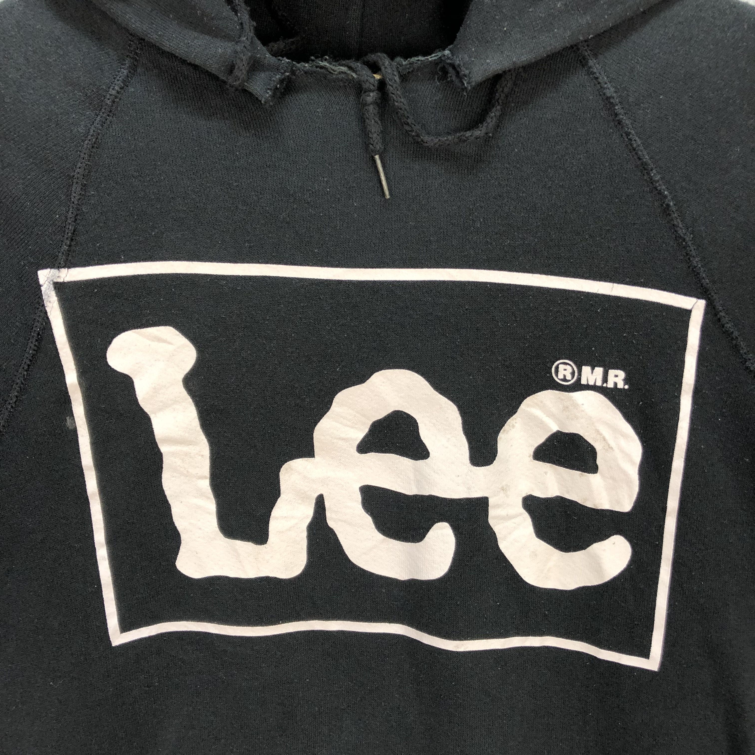 Lee Trashed Vintage Lee Big Logo Pullover Hoodies #5876-211 Size US L / EU 52-54 / 3 - 4 Thumbnail