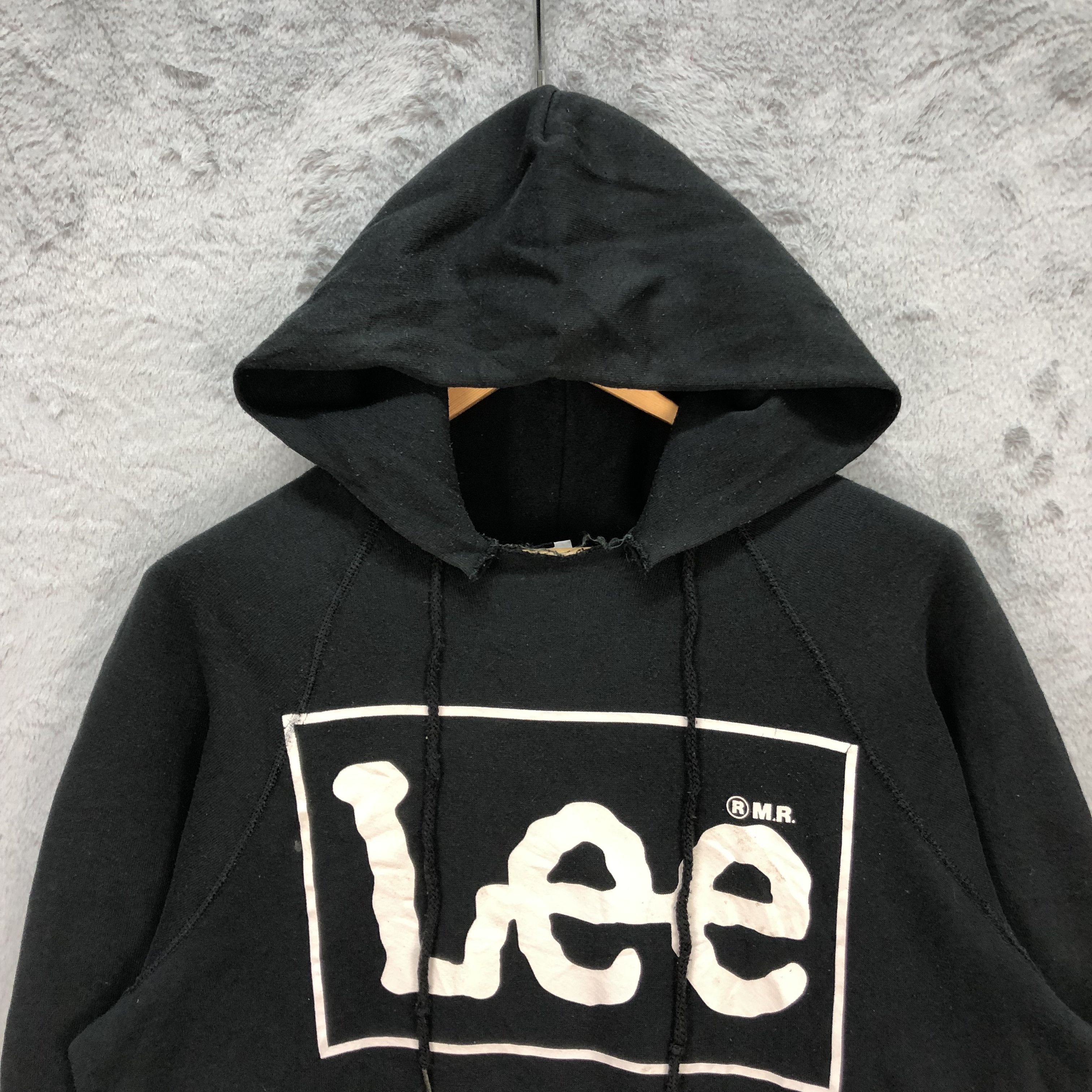 Lee Trashed Vintage Lee Big Logo Pullover Hoodies #5876-211 Size US L / EU 52-54 / 3 - 2 Thumbnail