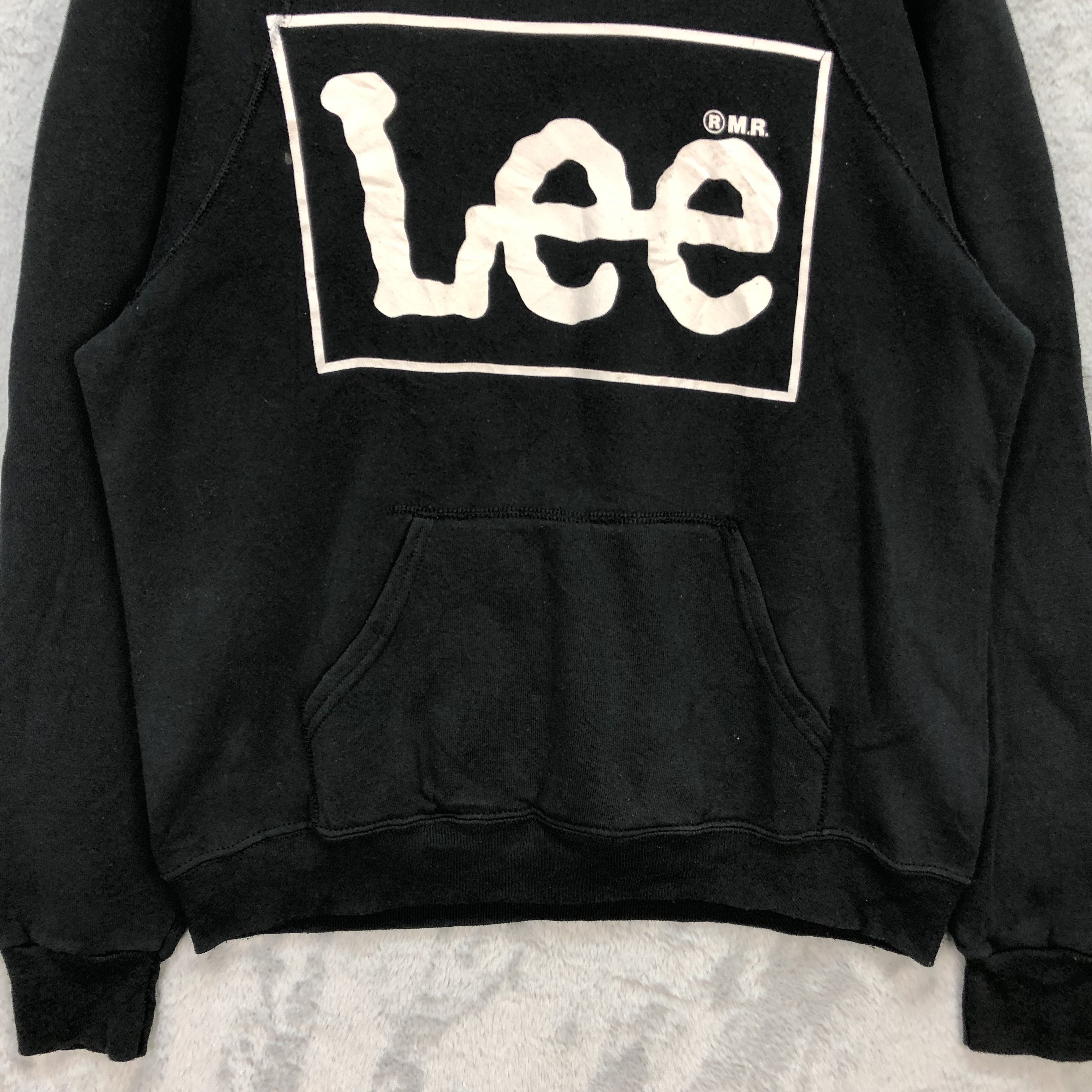 Lee Trashed Vintage Lee Big Logo Pullover Hoodies #5876-211 Size US L / EU 52-54 / 3 - 5 Thumbnail