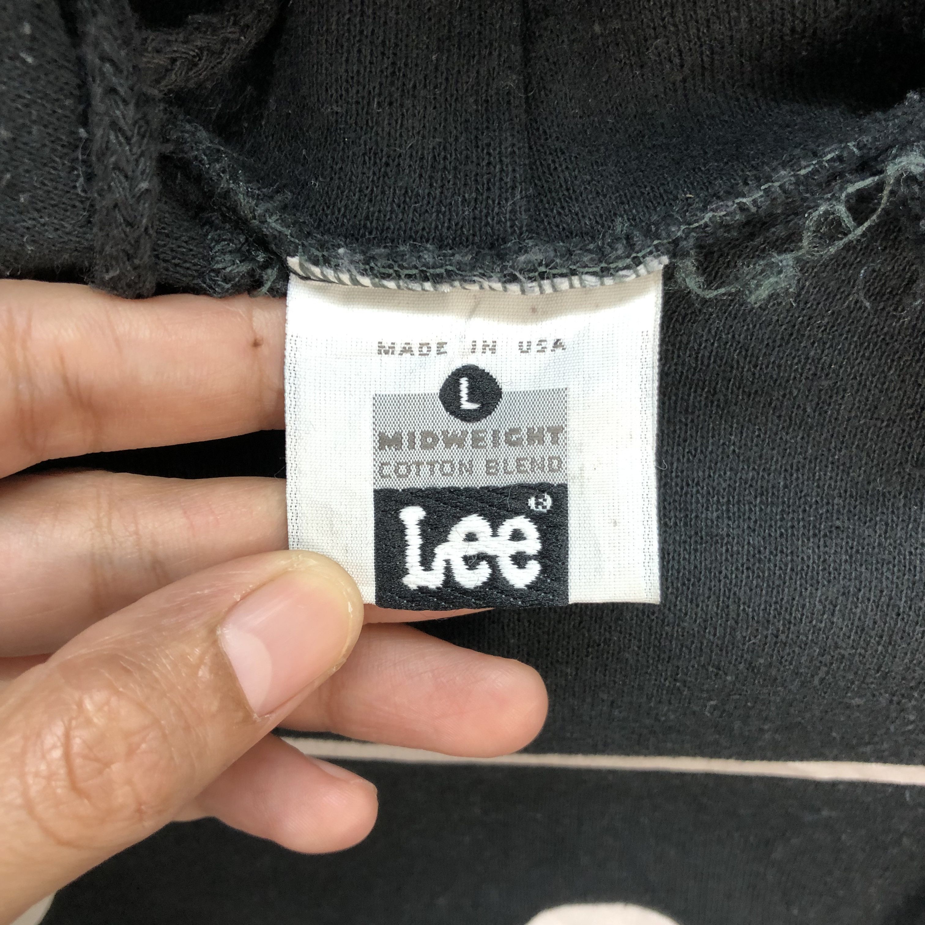 Lee Trashed Vintage Lee Big Logo Pullover Hoodies #5876-211 Size US L / EU 52-54 / 3 - 8 Thumbnail