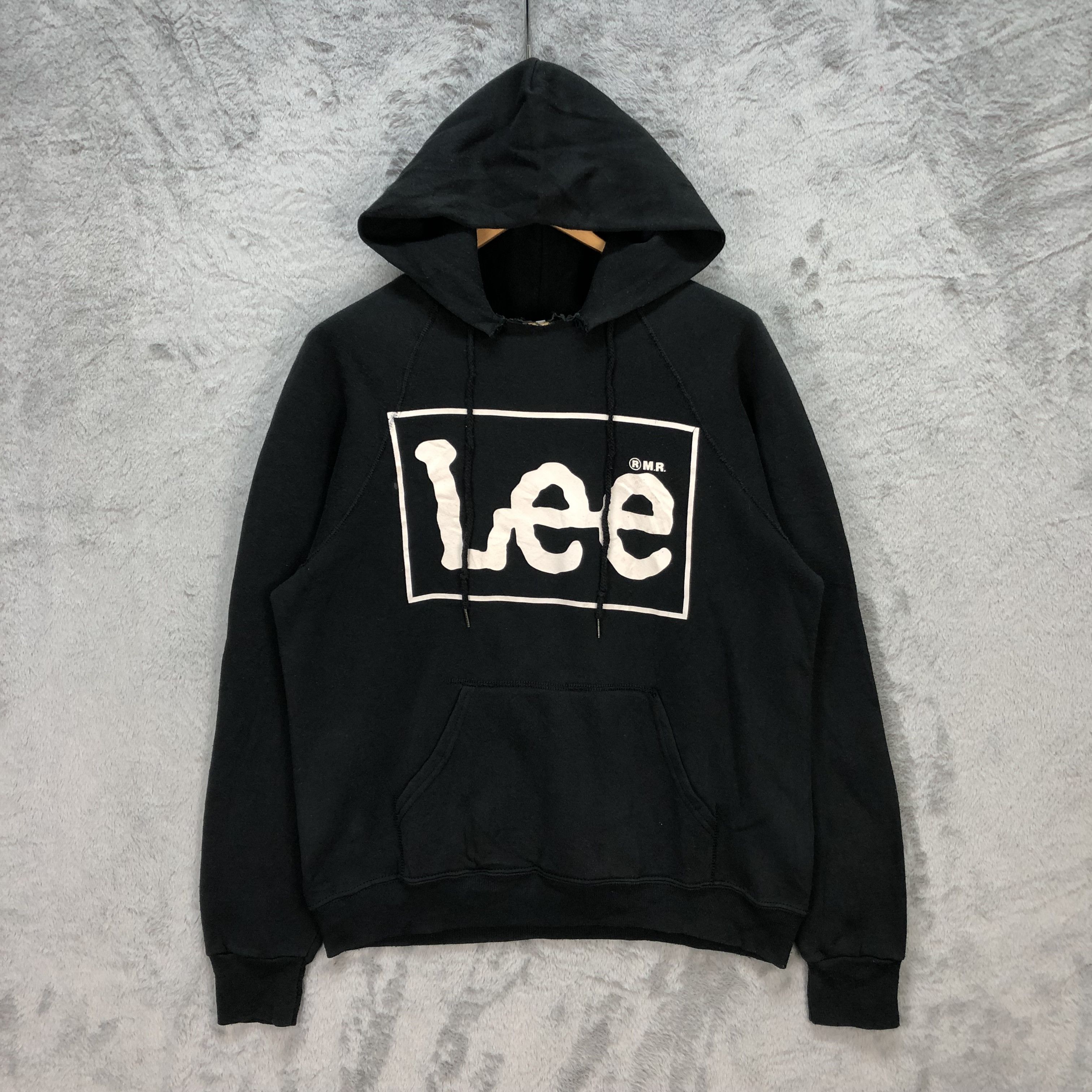 Lee Trashed Vintage Lee Big Logo Pullover Hoodies #5876-211 Size US L / EU 52-54 / 3 - 1 Thumbnail