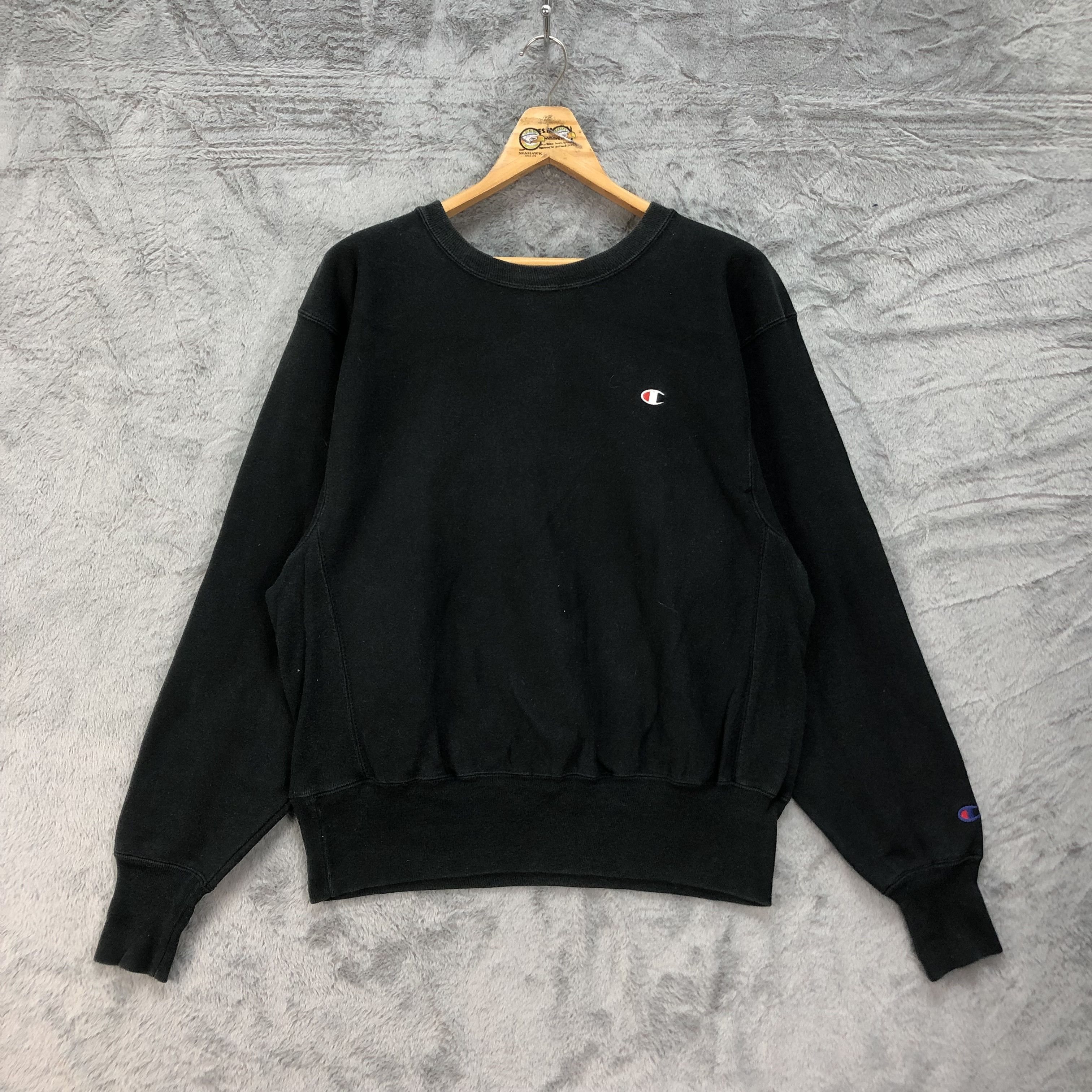 Champion Rare Champion Reverse Weave Black Sweatshirts #4572-159 Size US M / EU 48-50 / 2 - 1 Thumbnail
