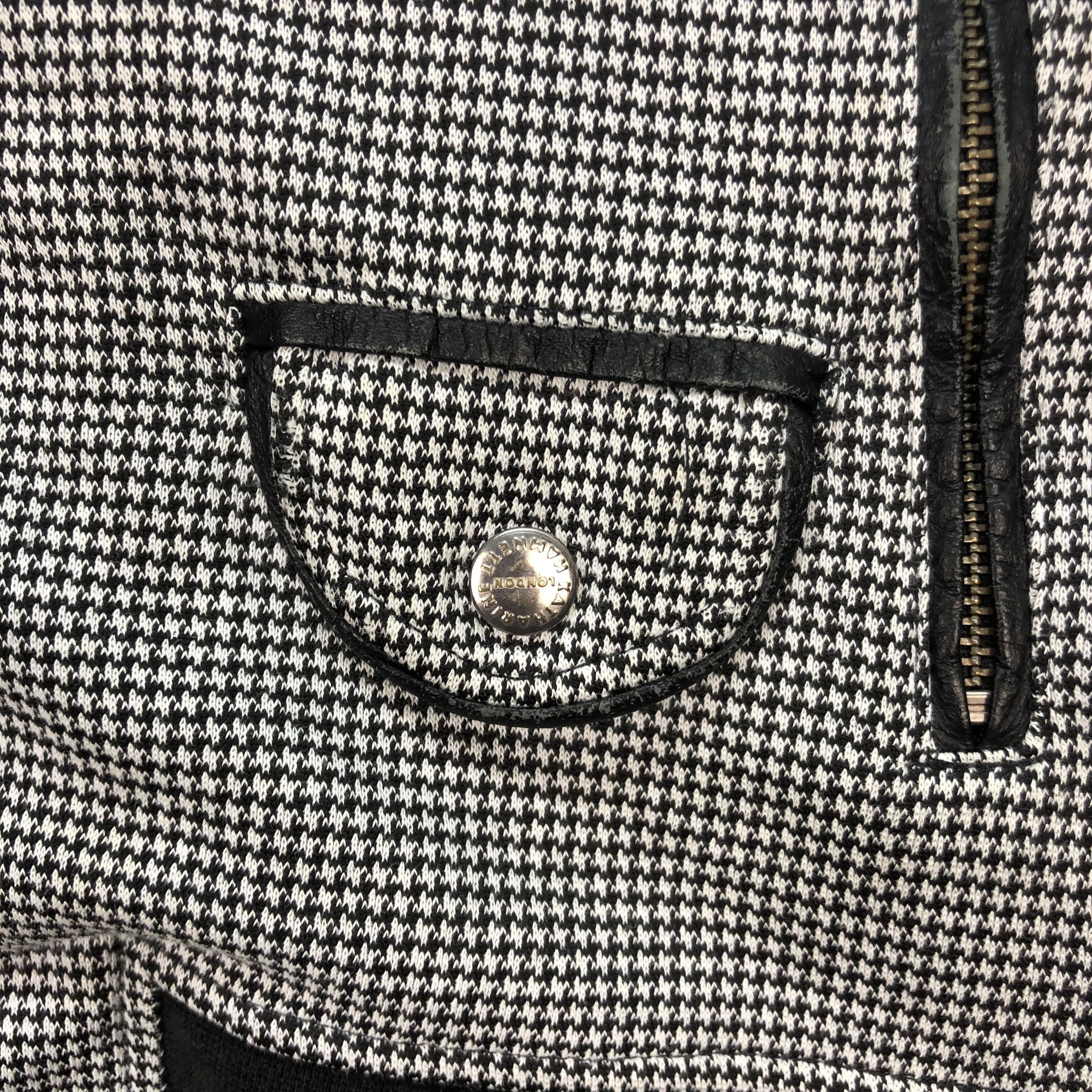 Katharine Hamnett London Katharine Hamnett London Houndstooth Hoodie Jacket #5783-206 Size US L / EU 52-54 / 3 - 5 Thumbnail