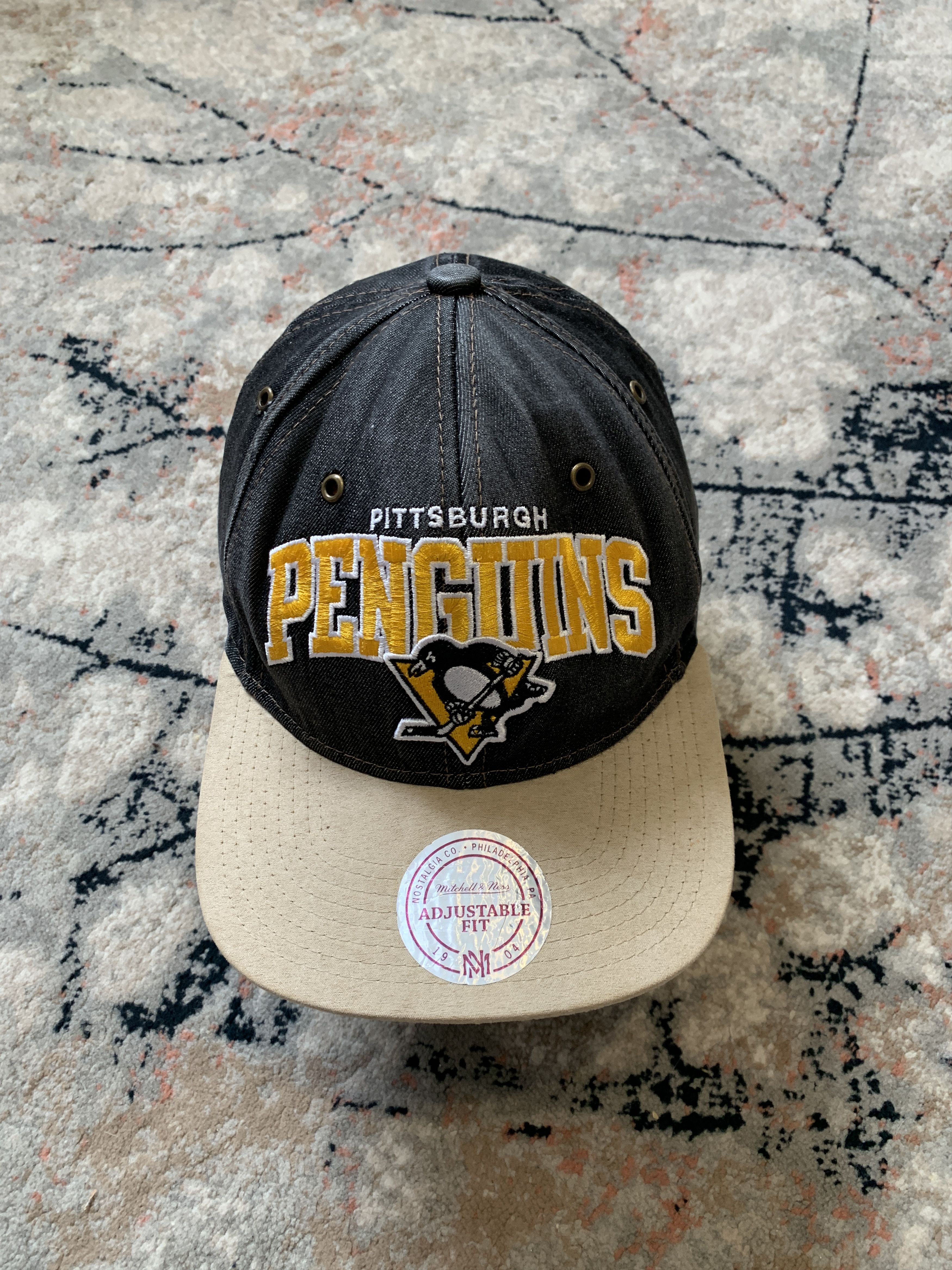 Mitchell & Ness Mitchell & Ness Pittsburg Penguins Vintage Cap Size ONE SIZE - 2 Thumbnail