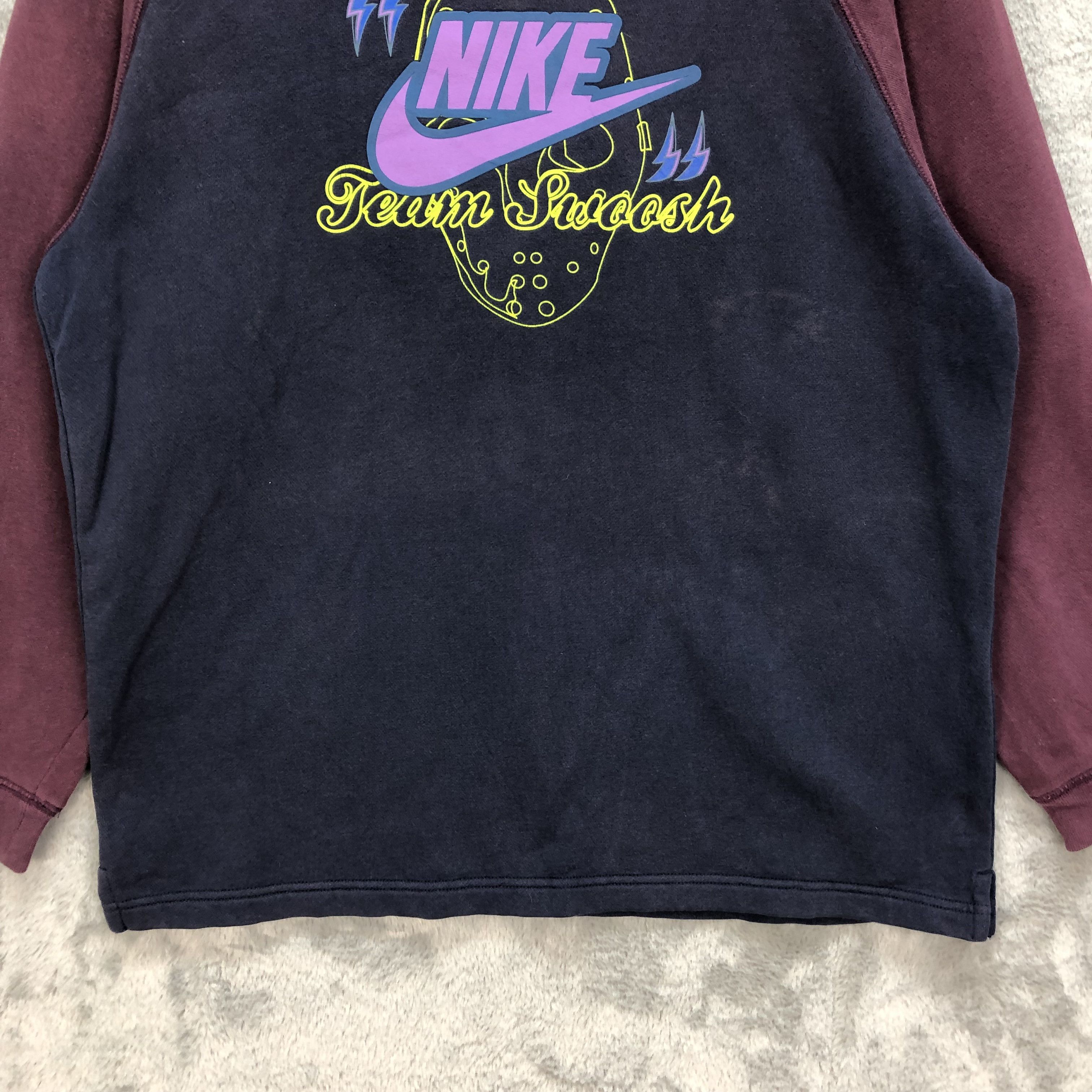 Nike Nike Team Swoosh Big Logo Colorblock Sweater #5403-188 Size US L / EU 52-54 / 3 - 5 Thumbnail