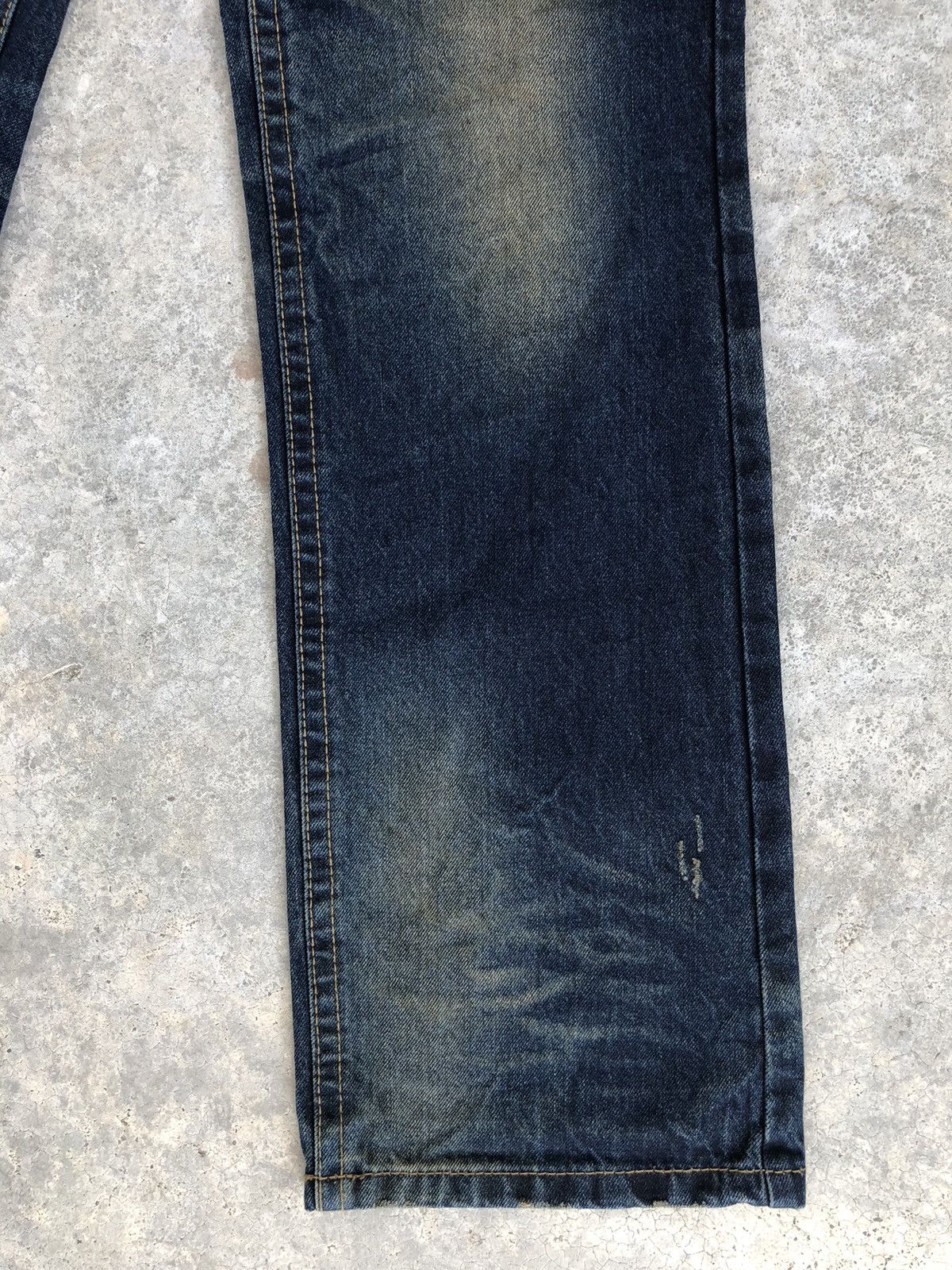 Japanese Brand Rare Yoshitomo Nara Lolita Distressed Jeans Size US 34 / EU 50 - 9 Thumbnail