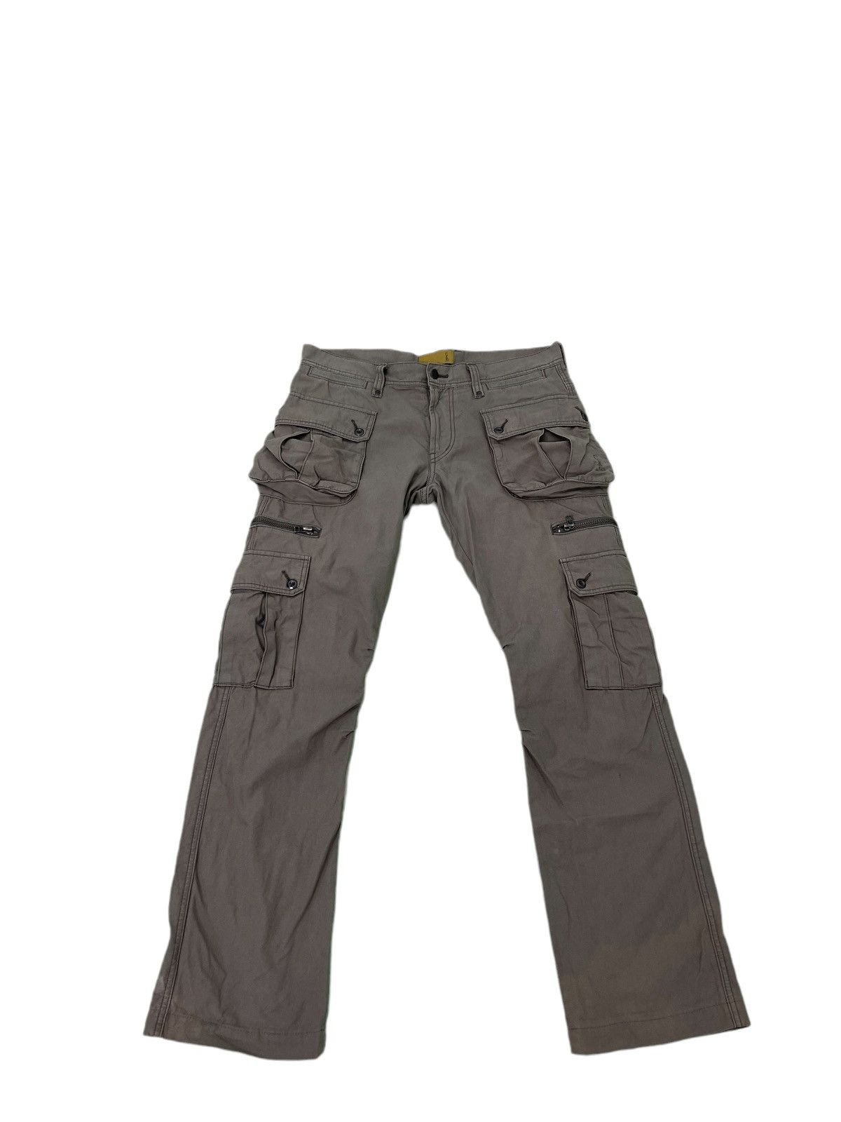 Calvin Klein Cargo Multipockets Pant CK39 Low Rise Straight 1🟦1 Size US 35 - 1 Thumbnail