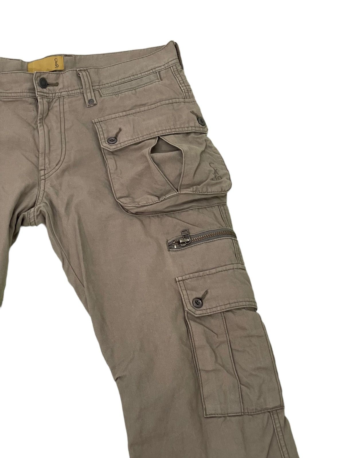 Calvin Klein Cargo Multipockets Pant CK39 Low Rise Straight 1🟦1 Size US 35 - 5 Thumbnail