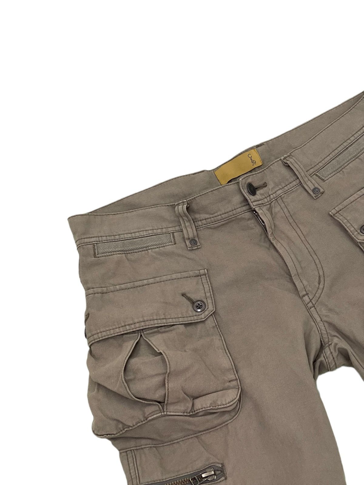Calvin Klein Cargo Multipockets Pant CK39 Low Rise Straight 1🟦1 Size US 35 - 6 Thumbnail