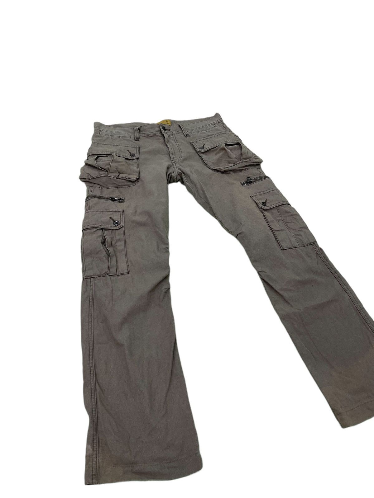 Calvin Klein Cargo Multipockets Pant CK39 Low Rise Straight 1🟦1 Size US 35 - 2 Thumbnail