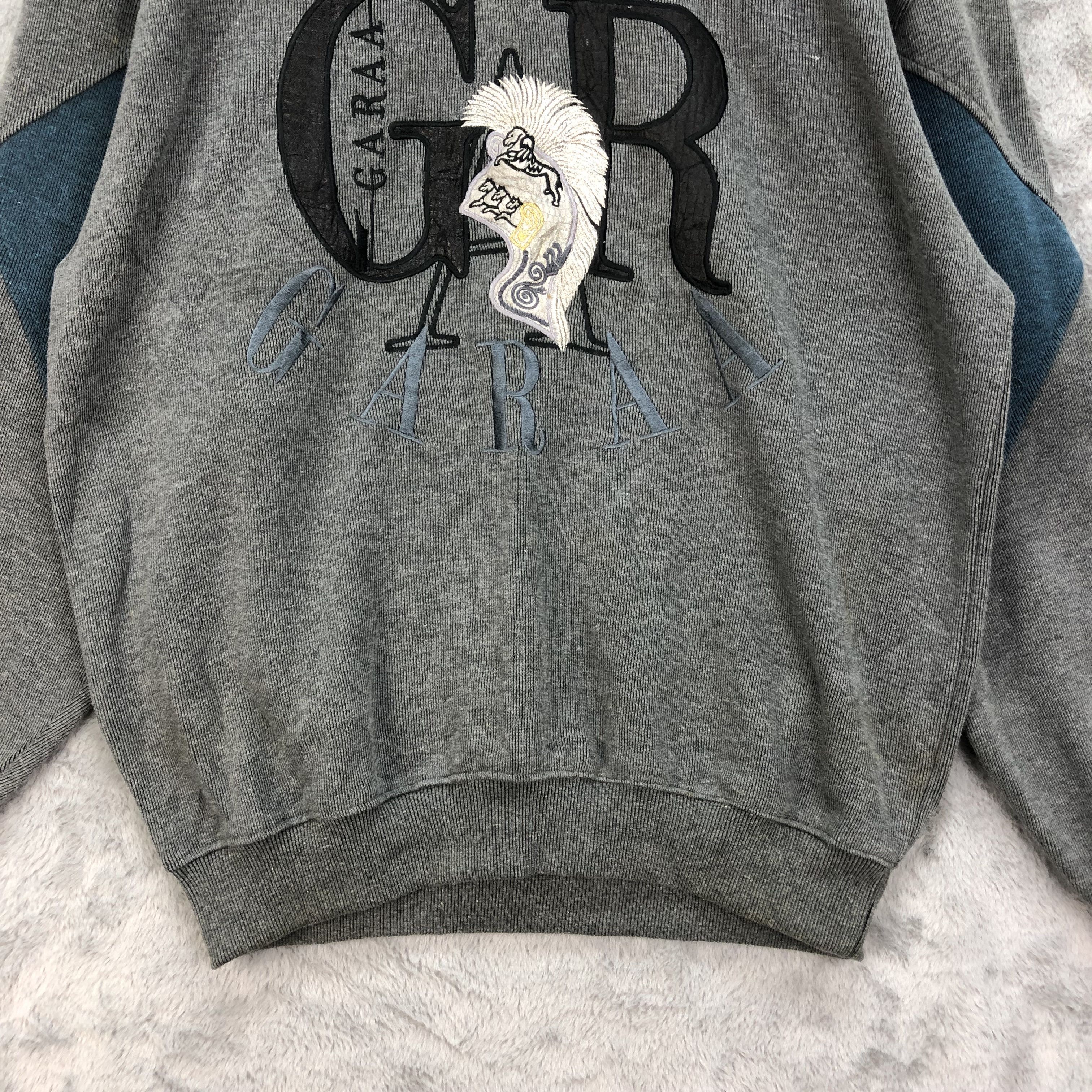 Vintage Vintage GAARA Embroidery Big Logo Sweatshirts #4856-174 Size US XL / EU 56 / 4 - 4 Thumbnail